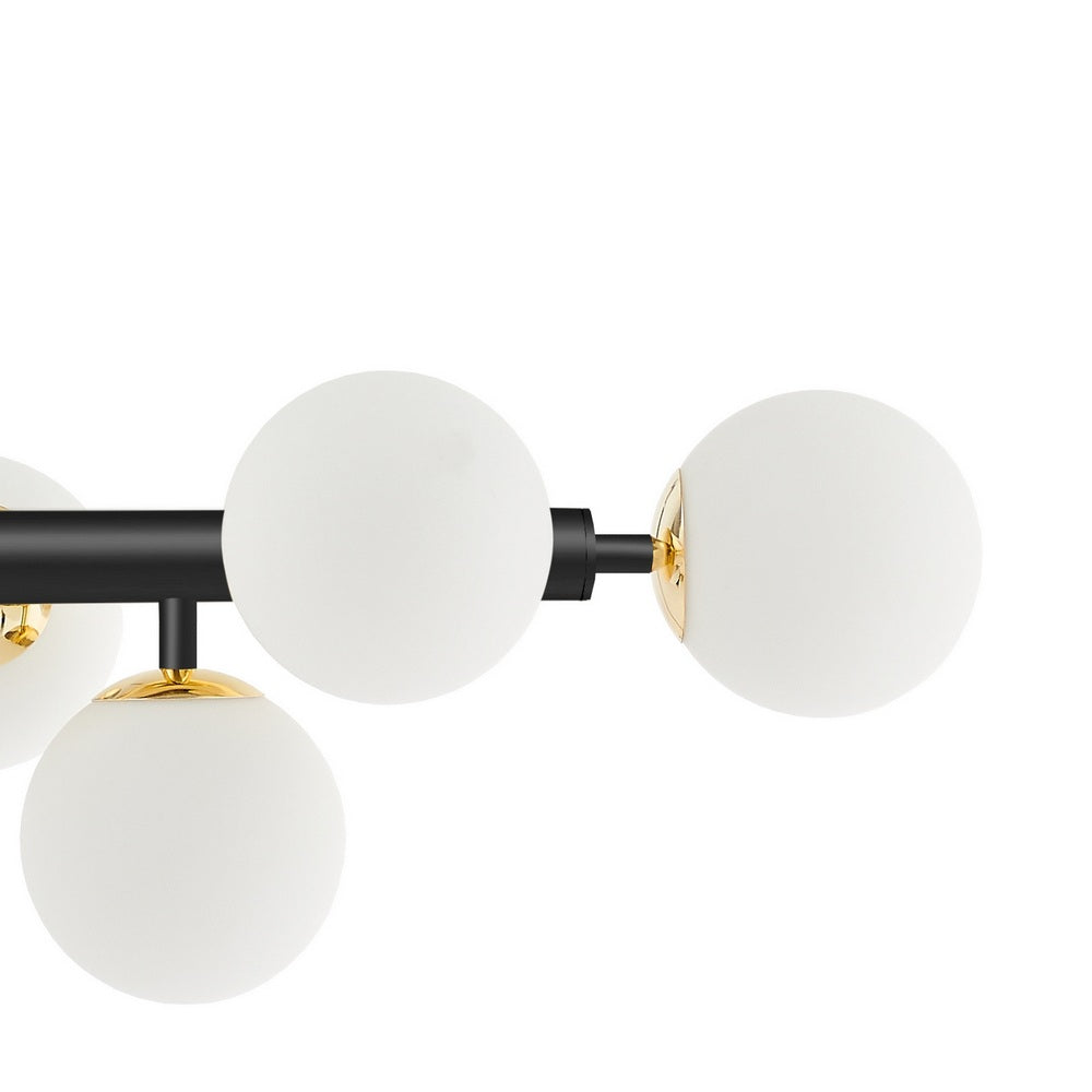 CUMULUS 2 Black Chandelier