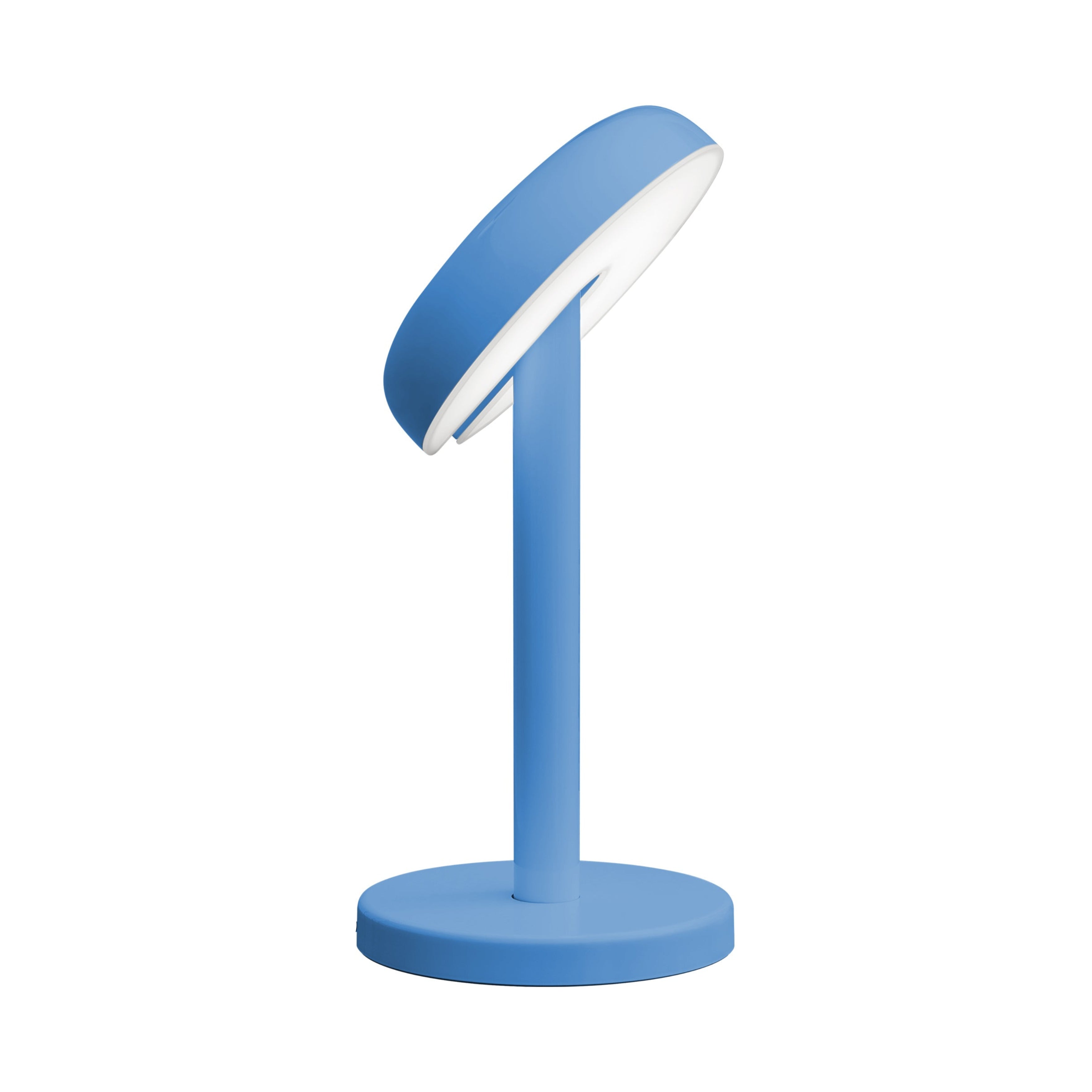 Portable lamp CABRIOLETTE shimmering blue