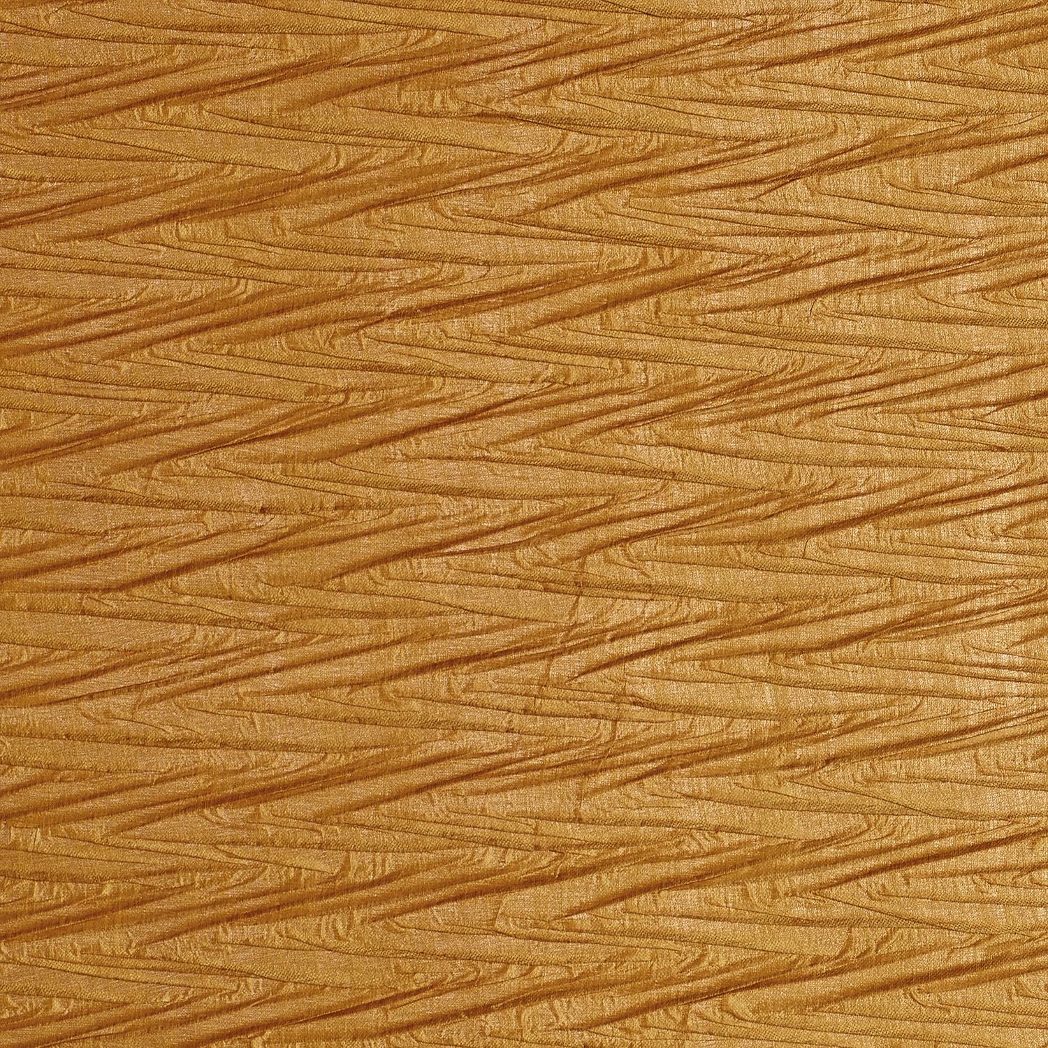 Textile wallpaper with a metallic geometric pattern THÉIA in golden color