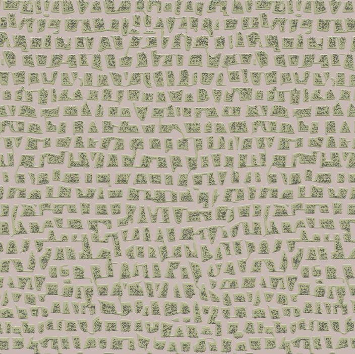 Textilstruktur-Tapete mit abstraktem Muster SERTI - TOURTERELLE PLATINE platin-grau