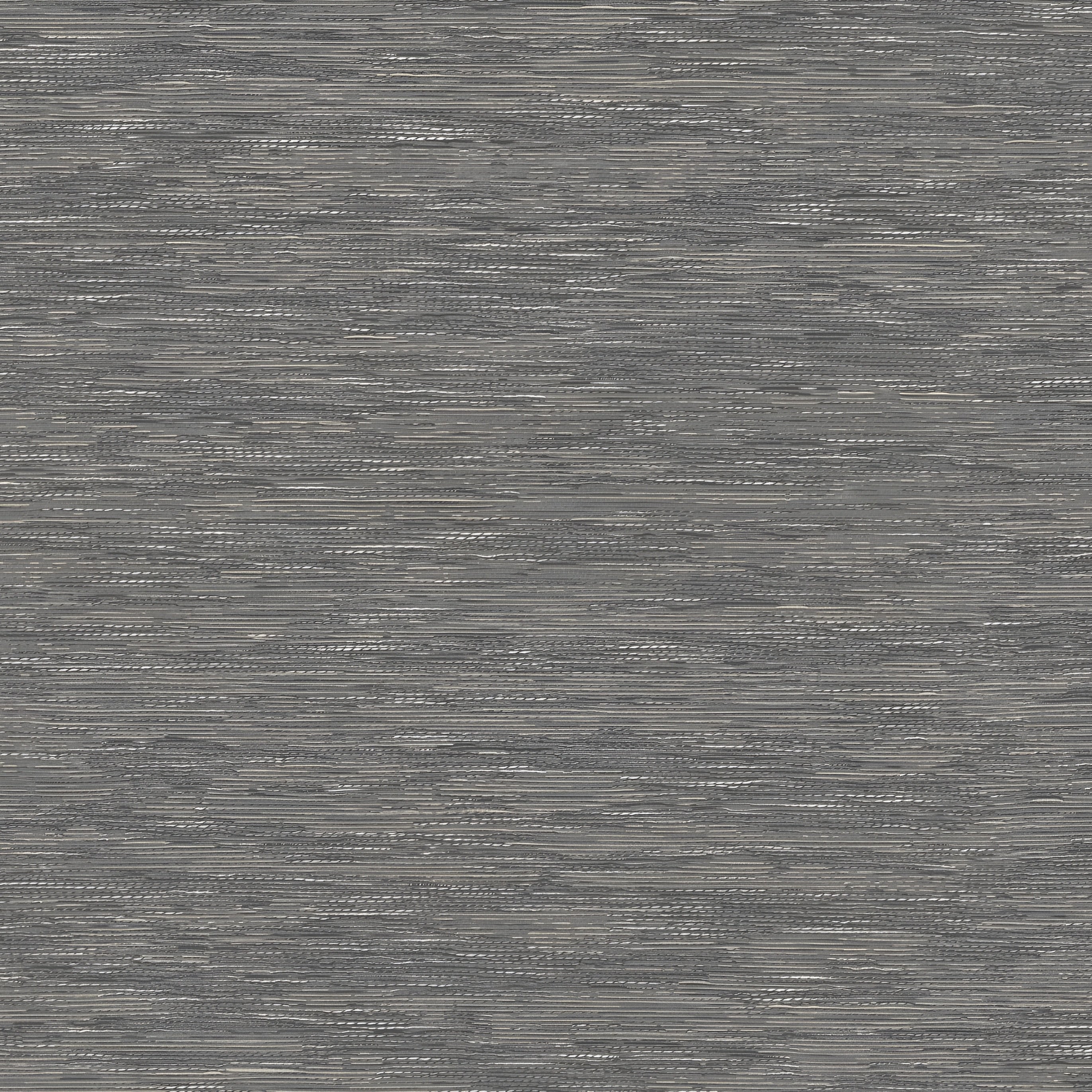 Textured wallpaper resembling jacquard fabric TATAMI - ANTHRACITE dark gray