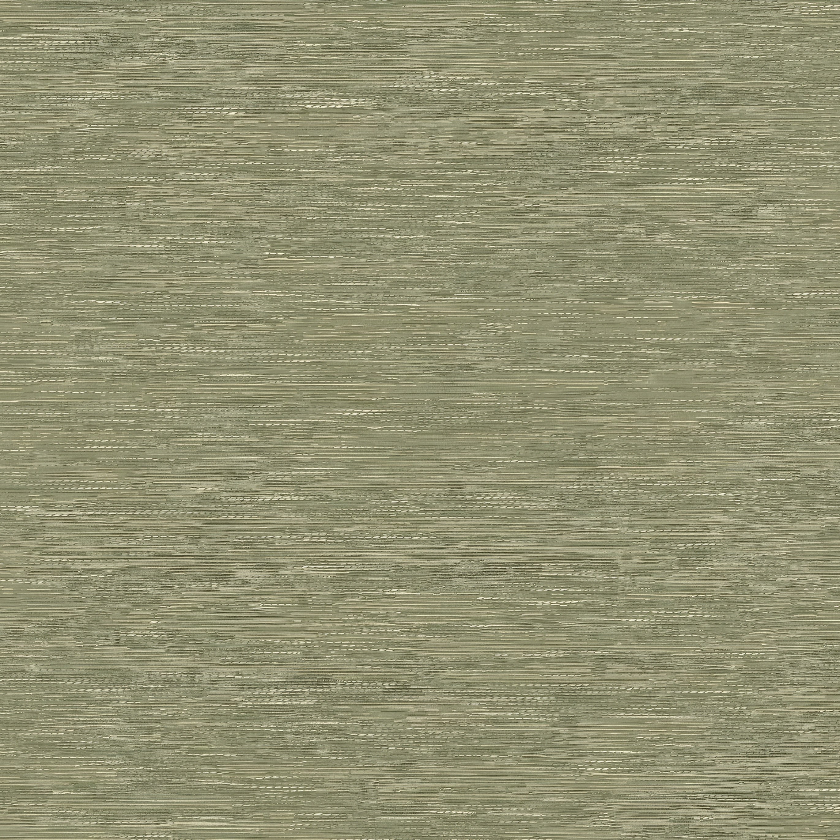 Structural wallpaper imitating jacquard fabric TATAMI - LICHEN gray-green