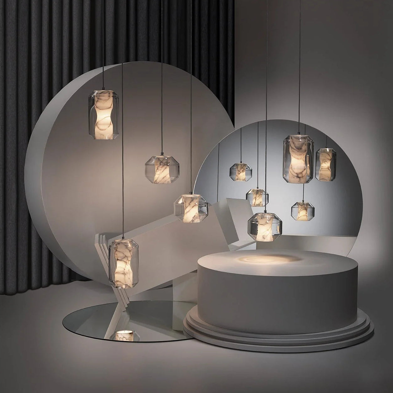 CHAMBER marble pendant lamp