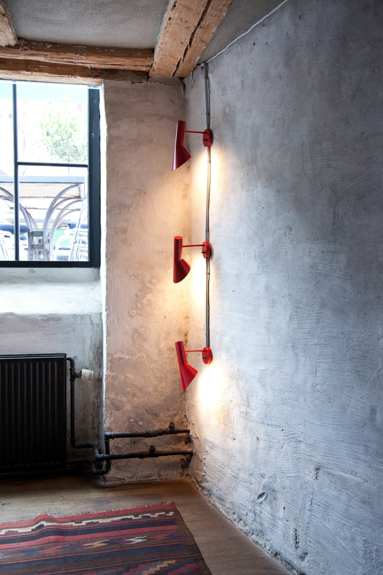 Lampa ścienna AJ pomarańczowy