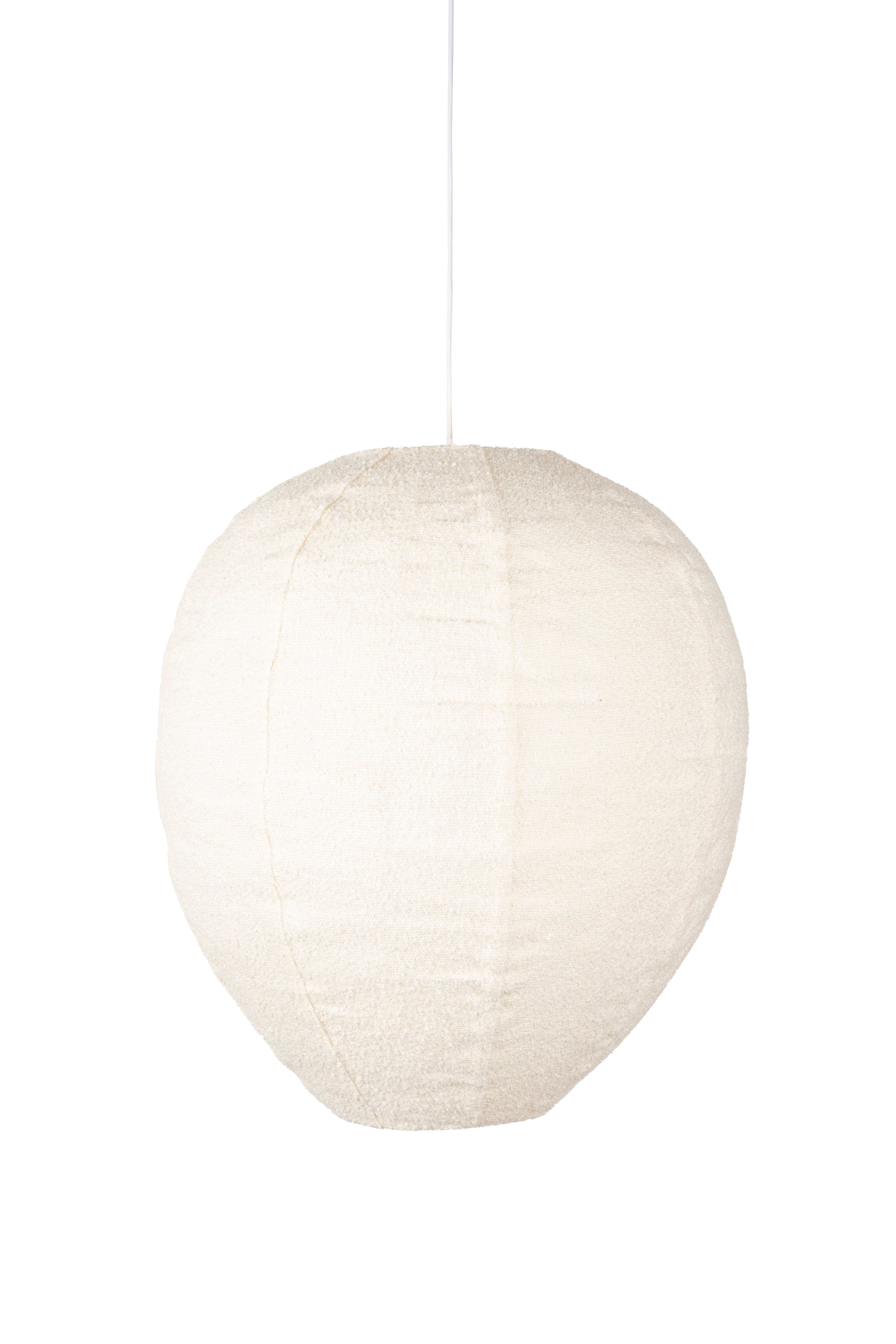 COCOON Cream Bouclé Pendant Lamp