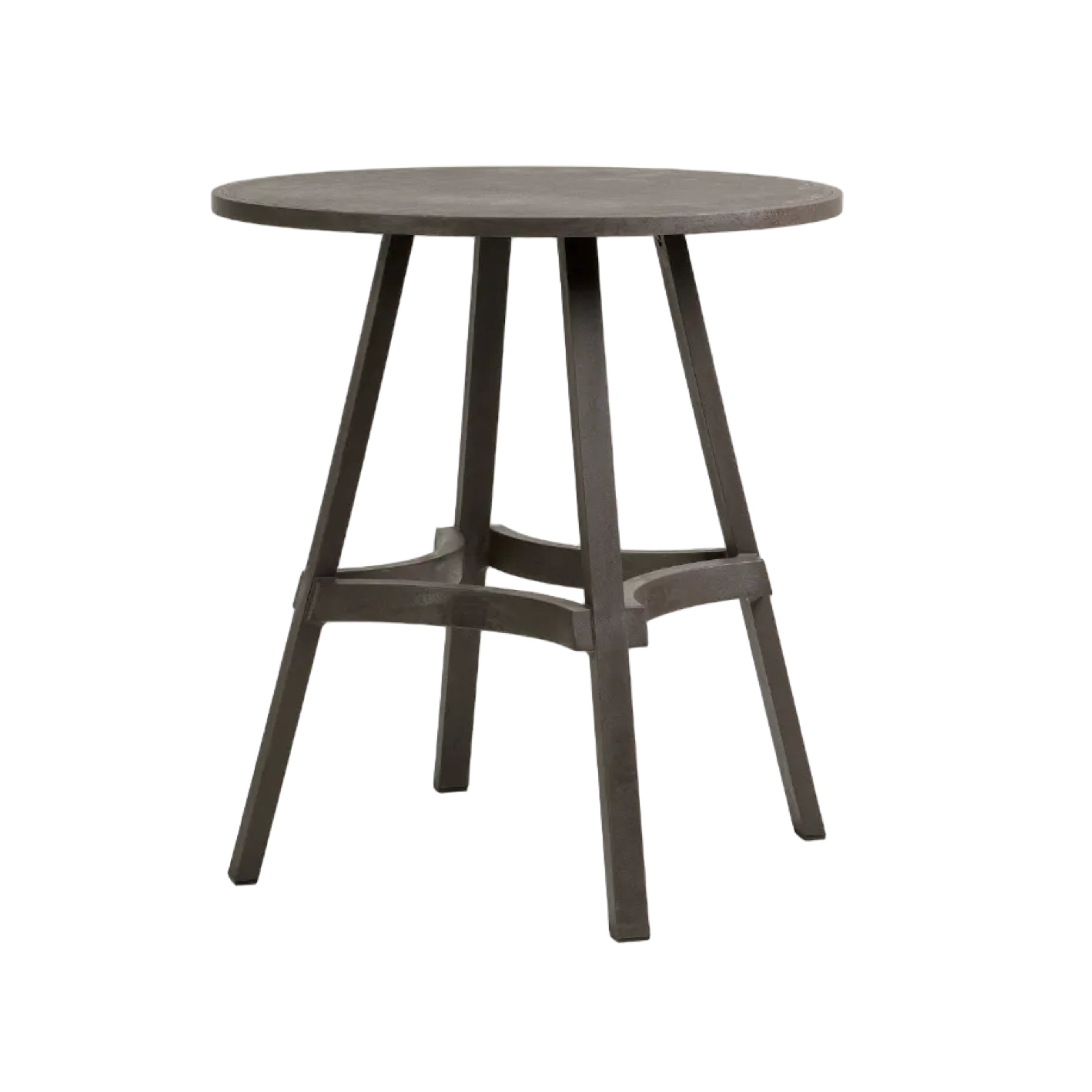COMBO Round Outdoor Table in Earthy Brown