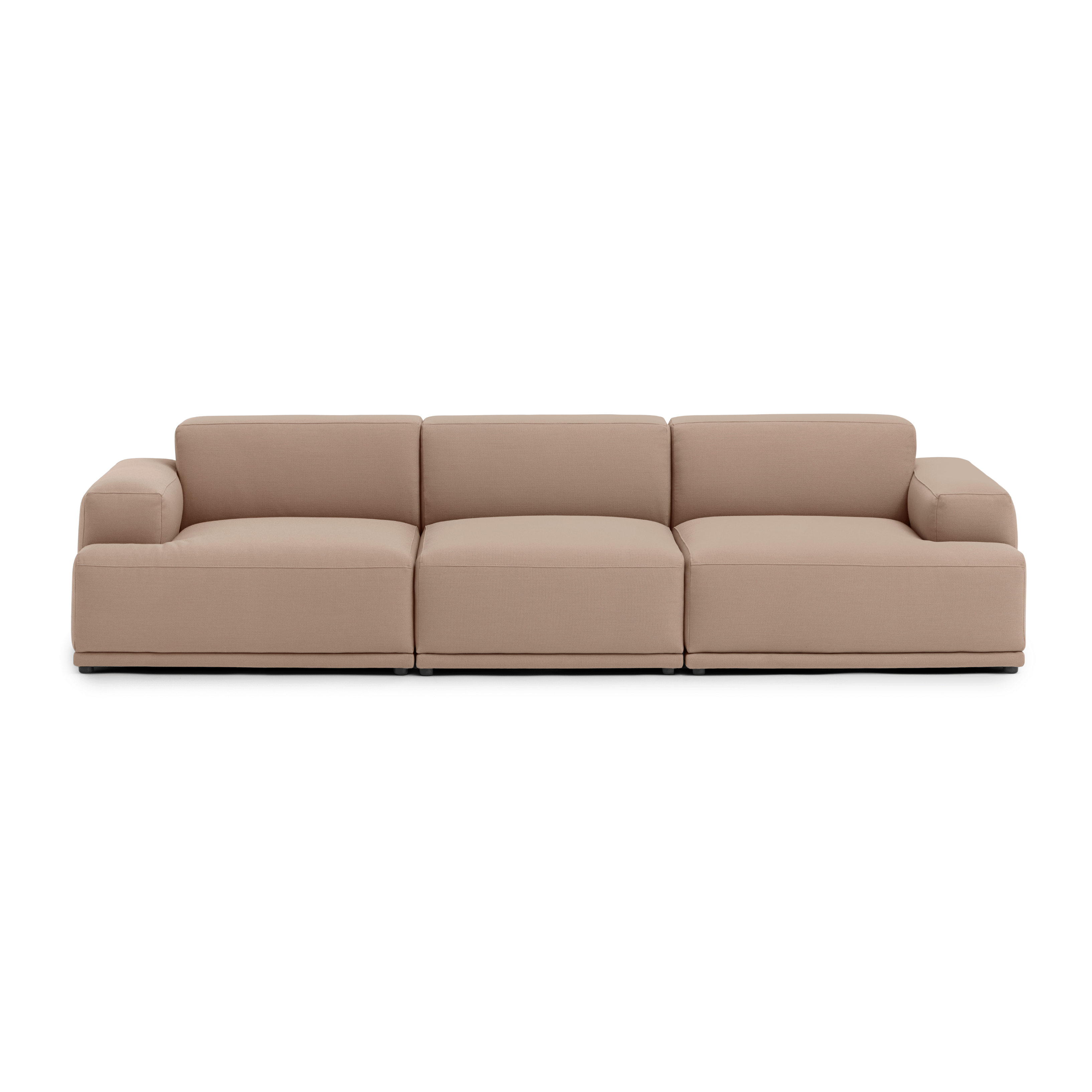CONNECT SOFT upholstered 3-seater sofa