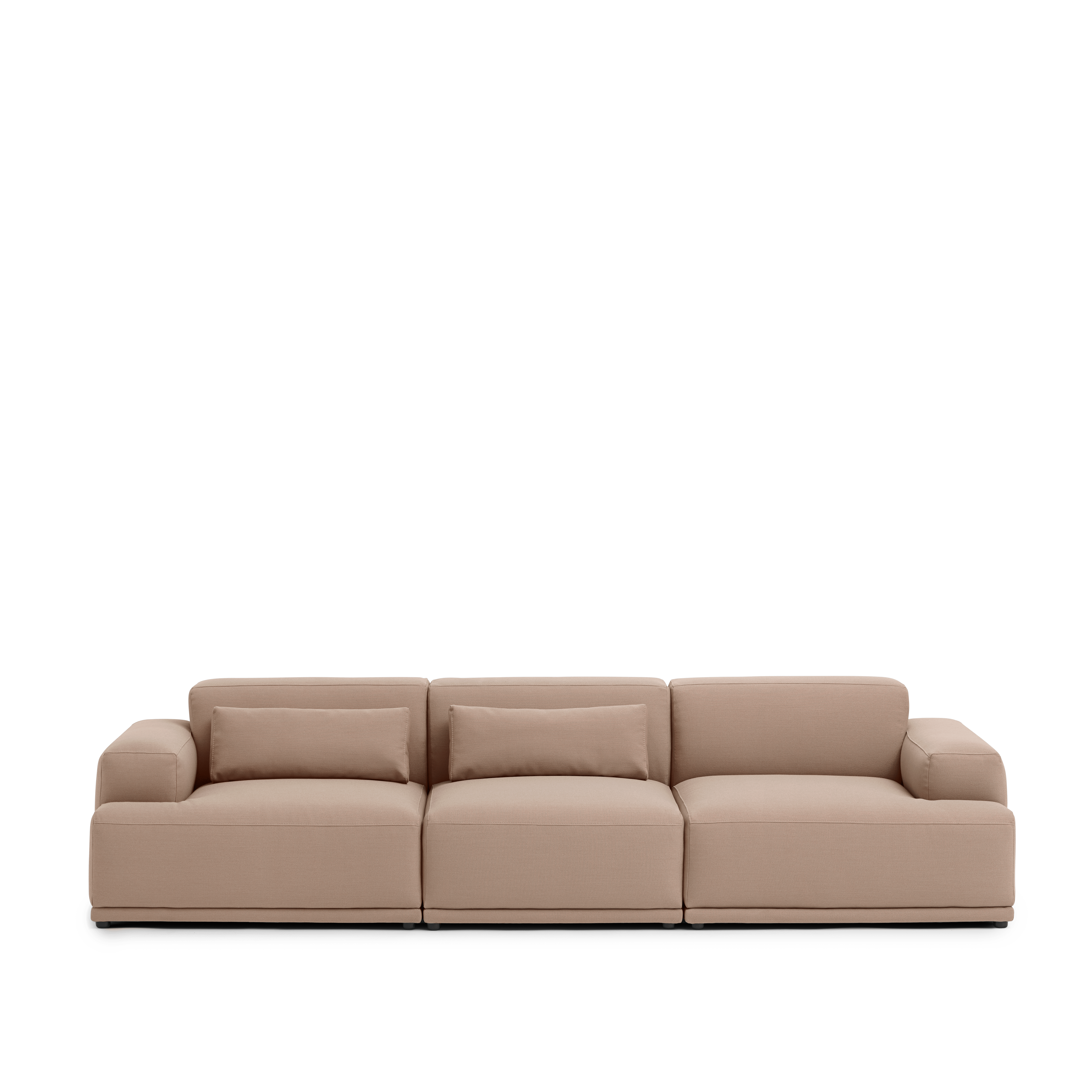 CONNECT SOFT upholstered 3-seater sofa