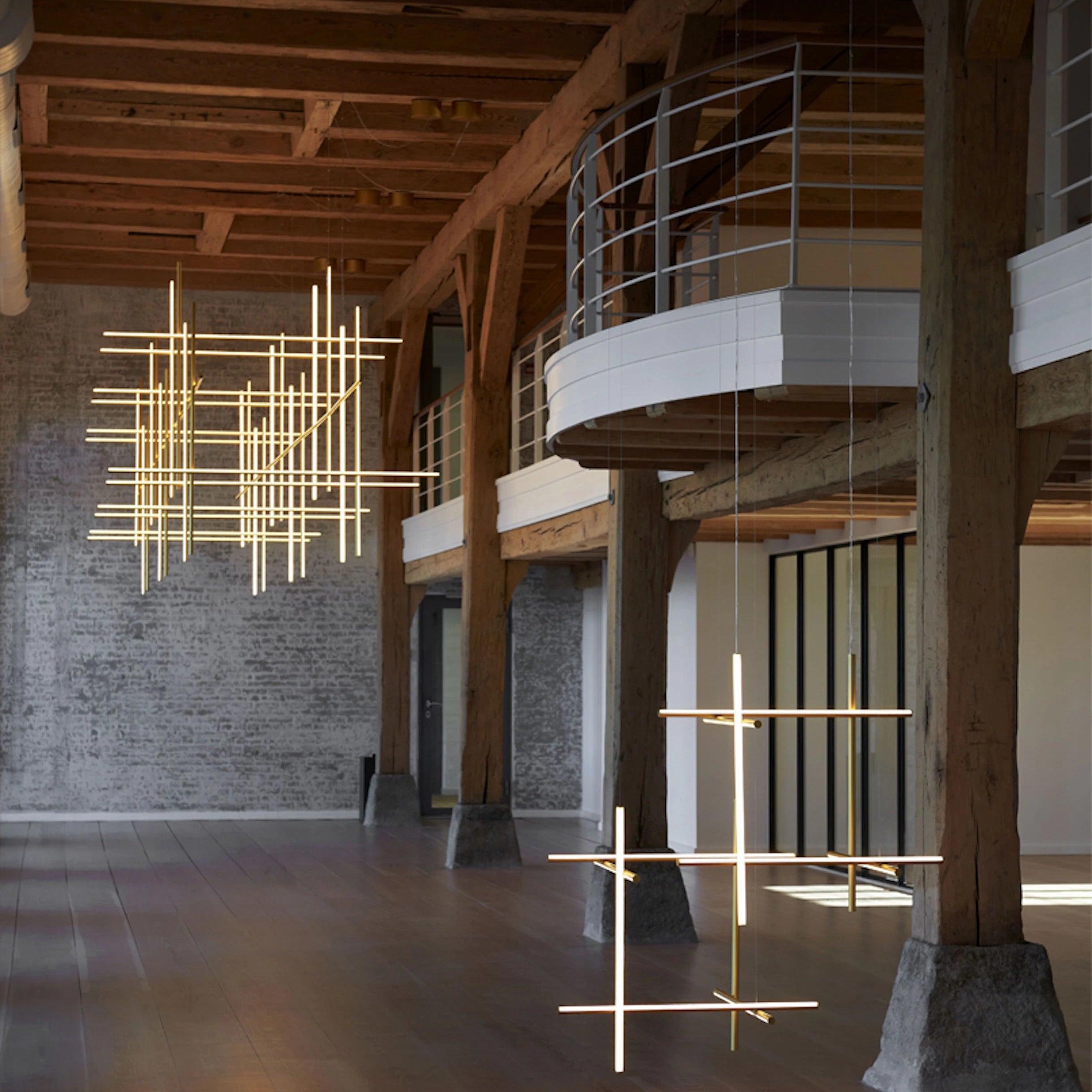 Pendelleuchte COORDINATES 3 CL III champagner