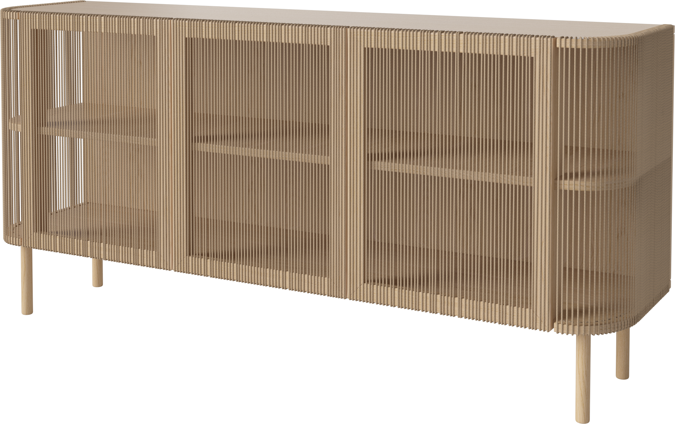Kabel Sideboard gebleichte Eichenholz