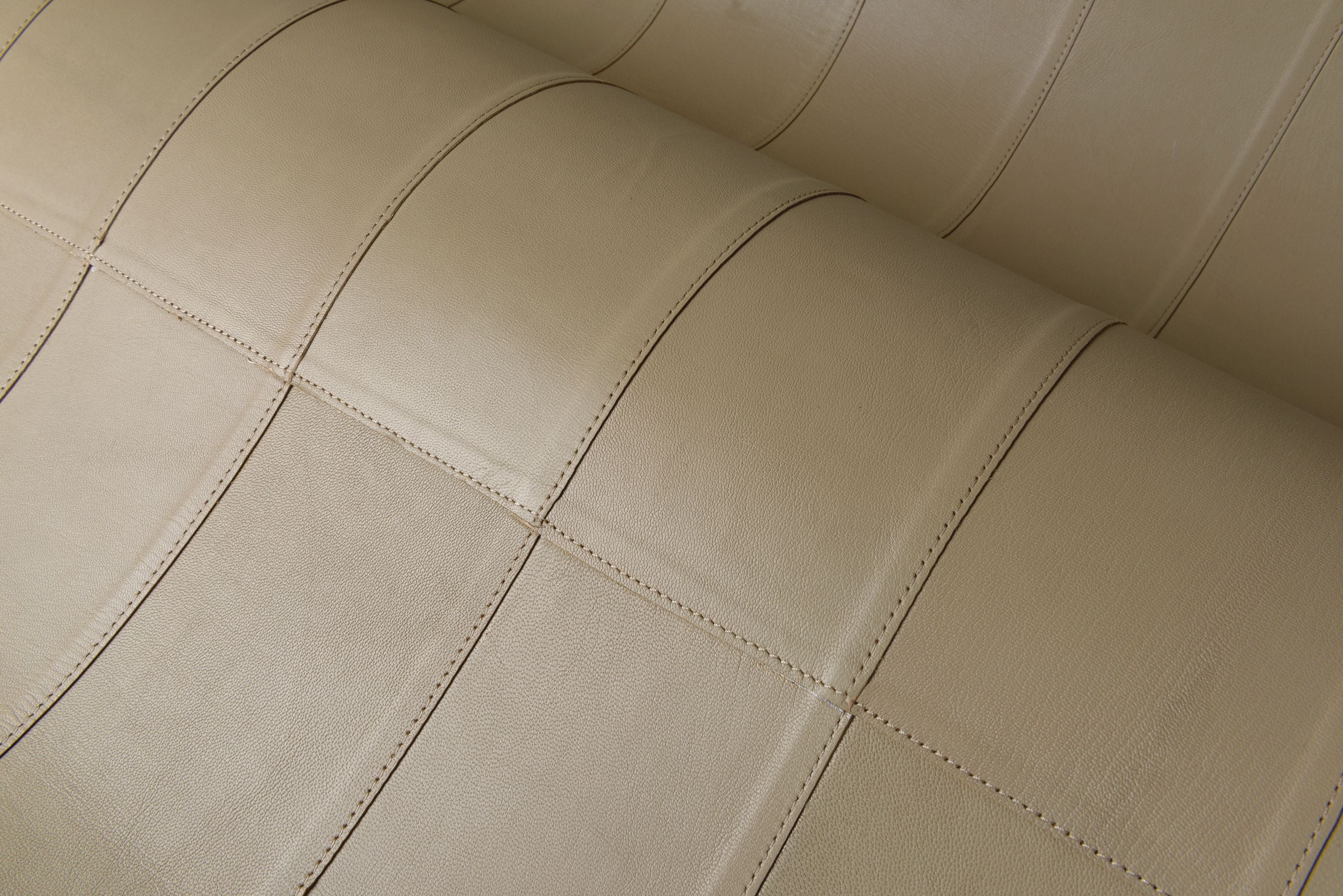 Natural leather wallpaper with geometric pattern PALADIN brown