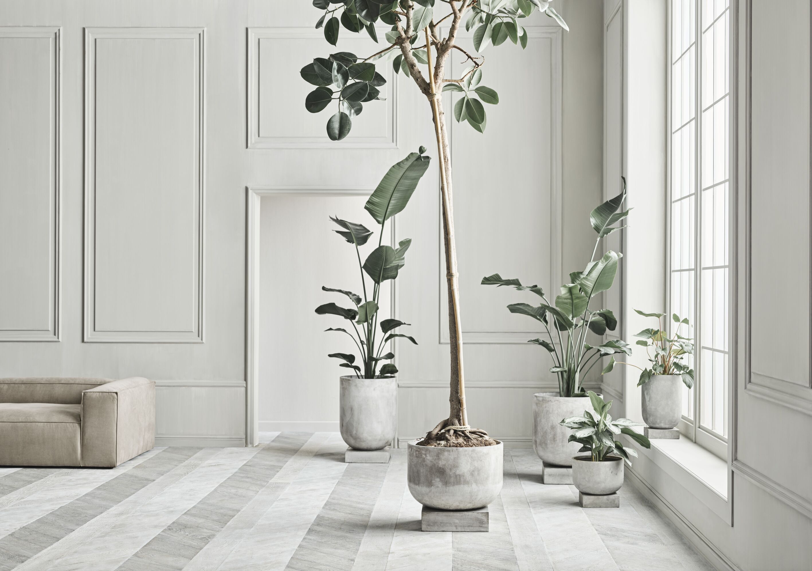 Podiumspopf -Betonbeton
