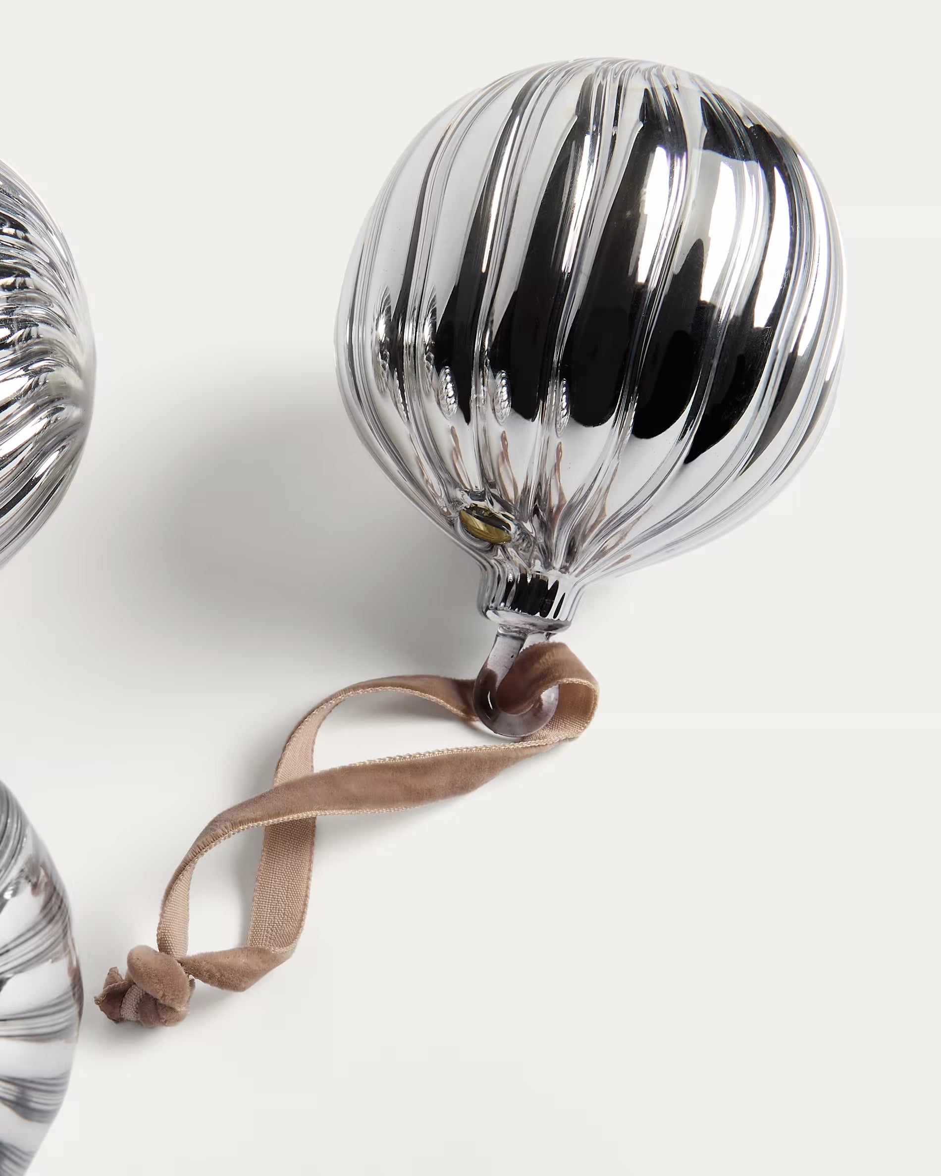 Weihnachtsbaumdekorationsset ORANEL silber