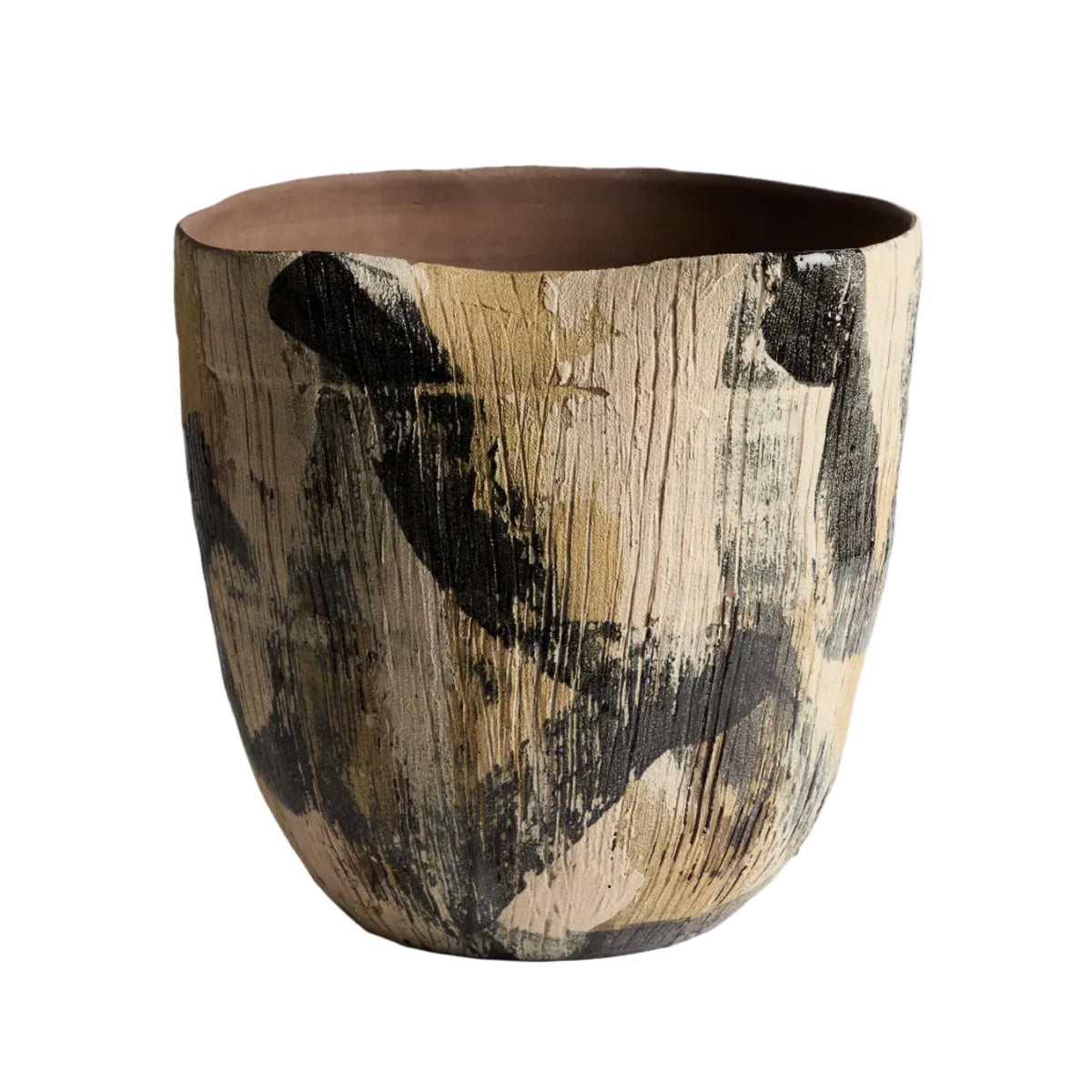 Wazon DIRVA brązowy ceramiczny – Kave Home