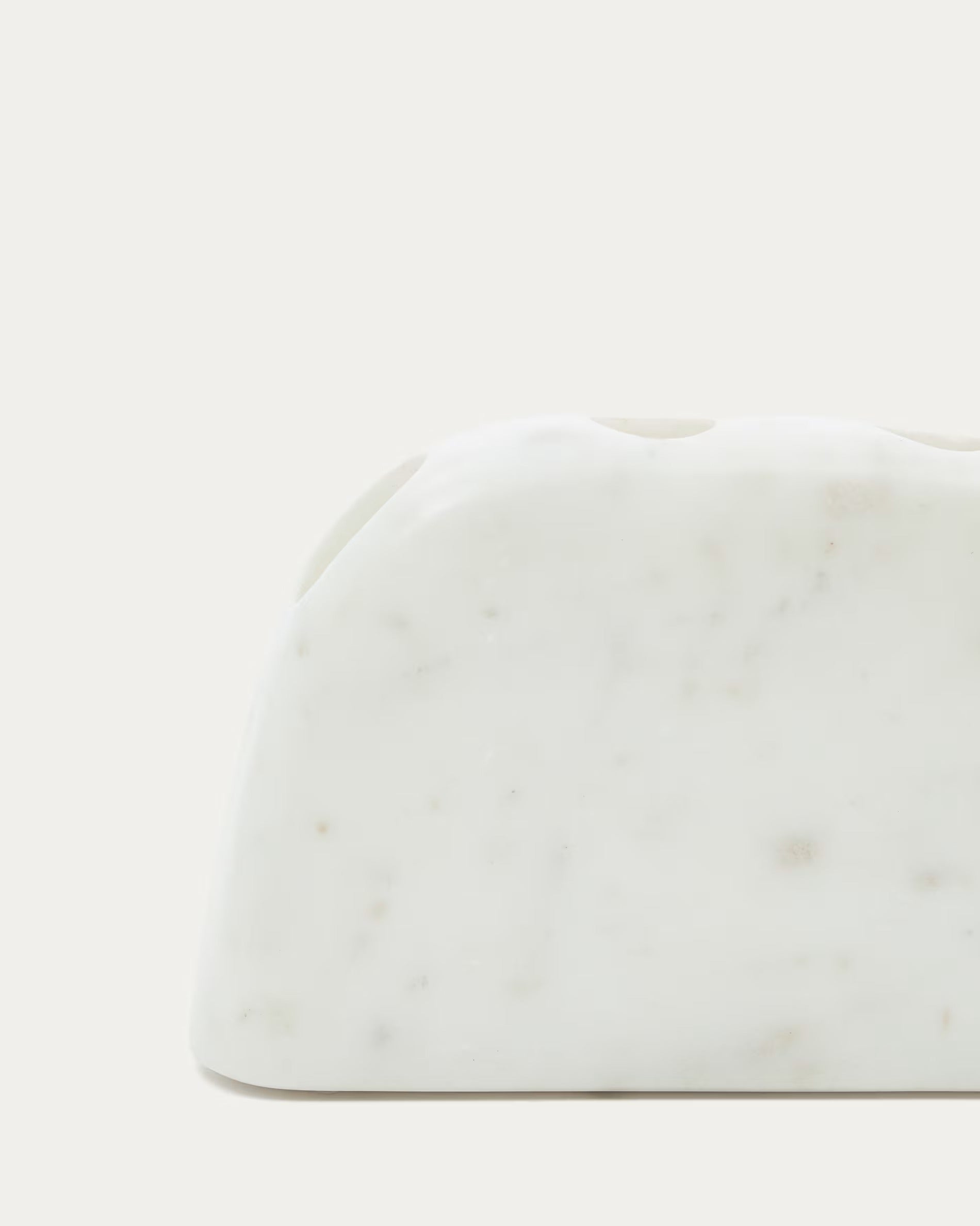 Kerzenhalter SIGNE weißer Marmor