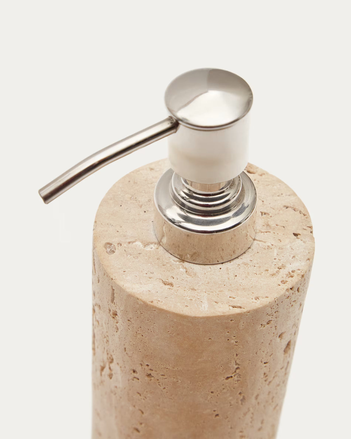 MACRE travertine soap dispenser