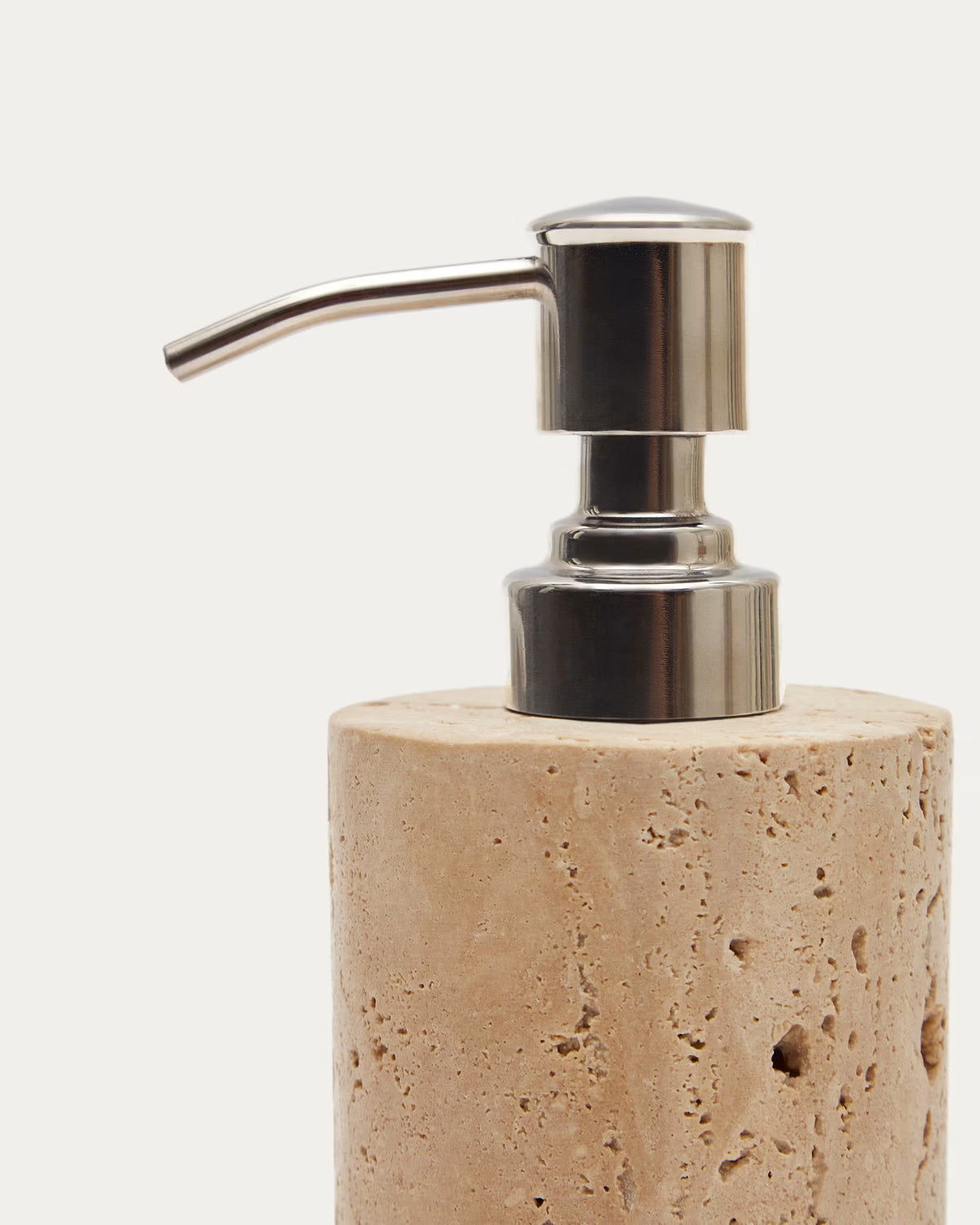 MACRE travertine soap dispenser