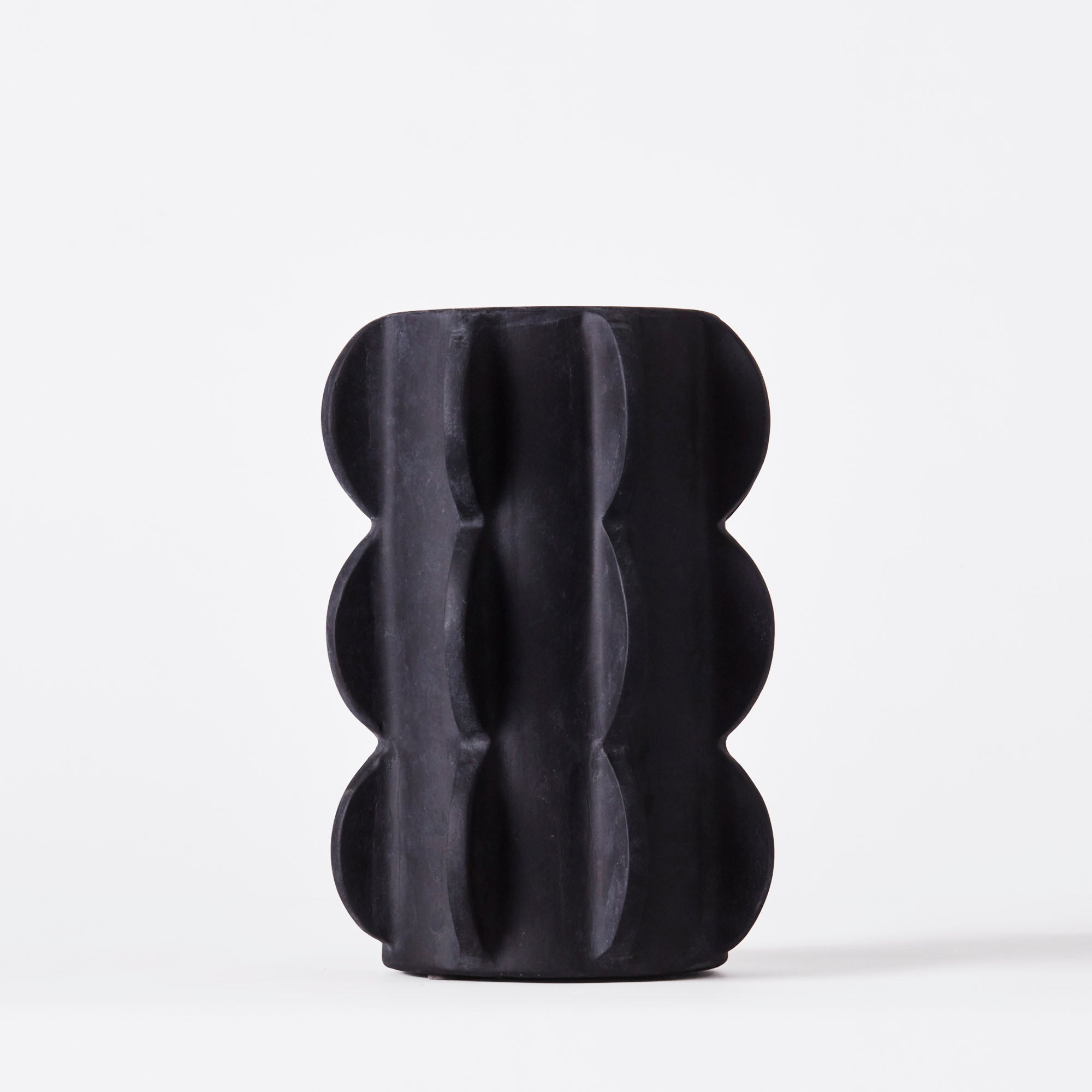 ARCISSIMO vase black ceramic