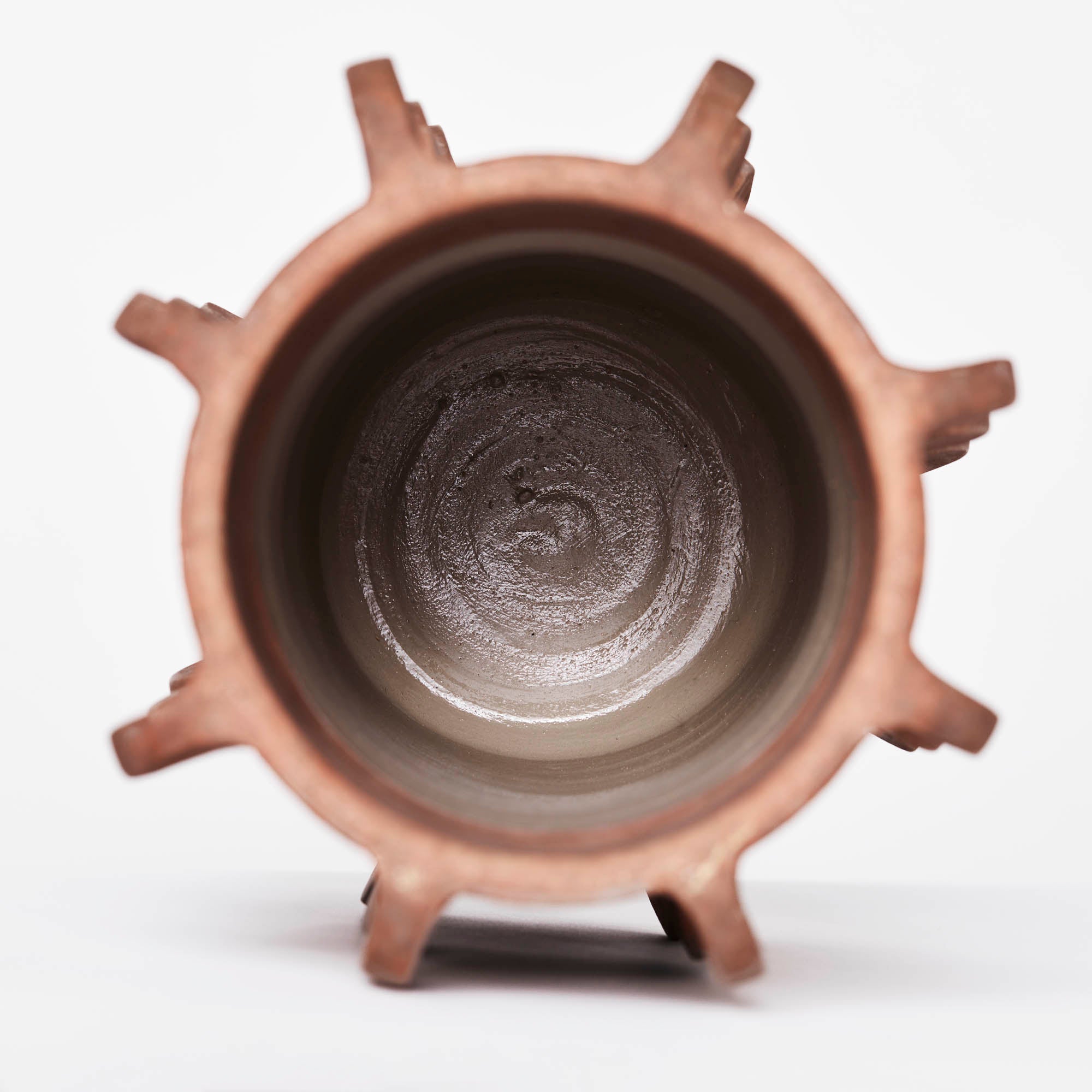 ARCISSIMO vase brown ceramic
