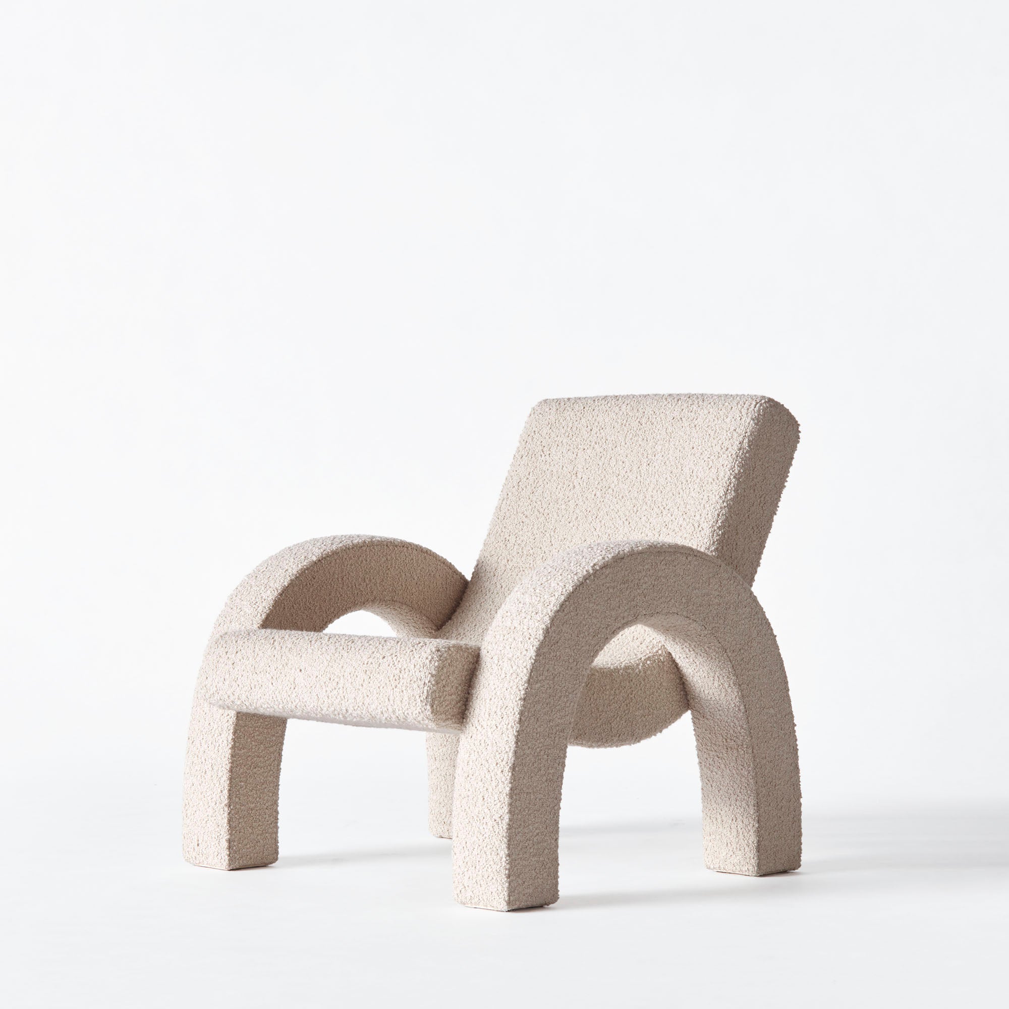 Sessel ARCO beige Boucle
