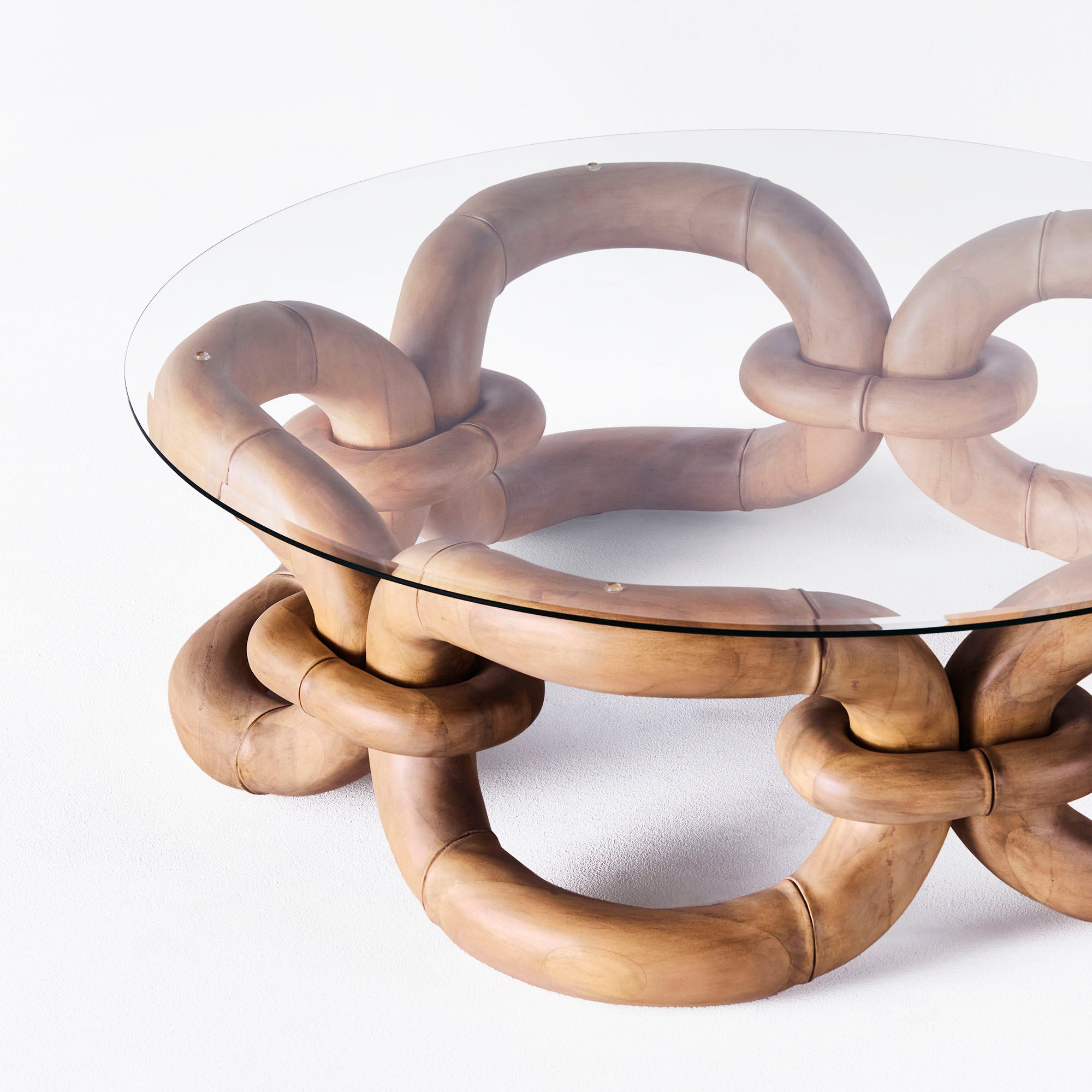 BAMBOO BRACELET coffee table beech wood