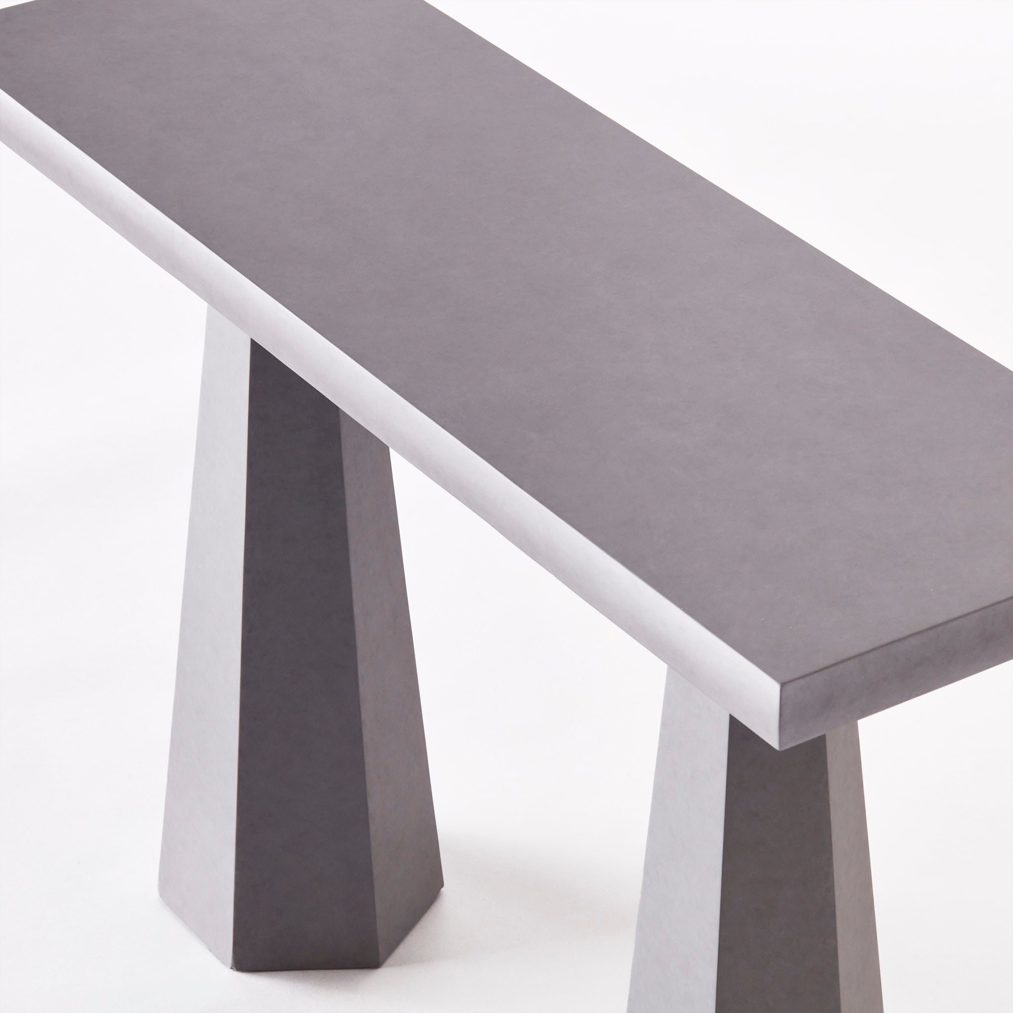 Konsole HEXAGON grau
