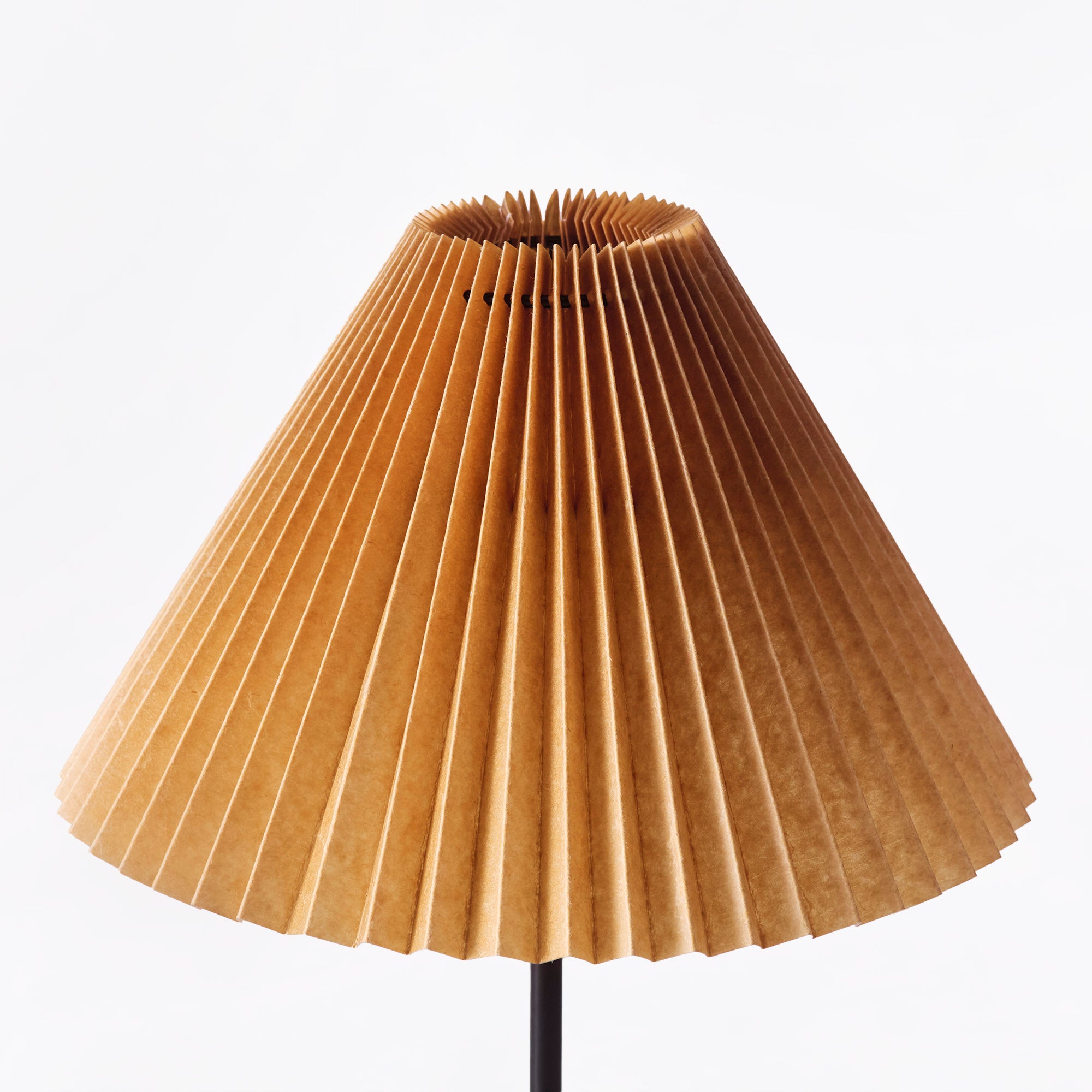 Lampa stołowa GERALDINE ochra z czarną podstawą