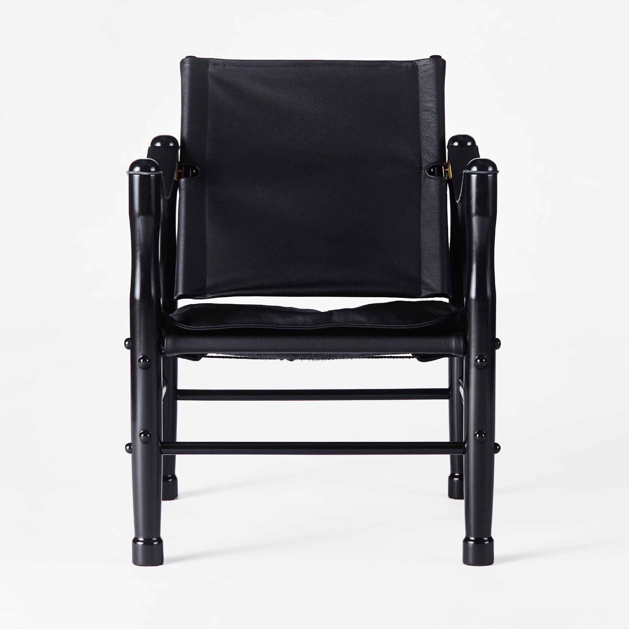Sessel SAFARI schwarze Leder
