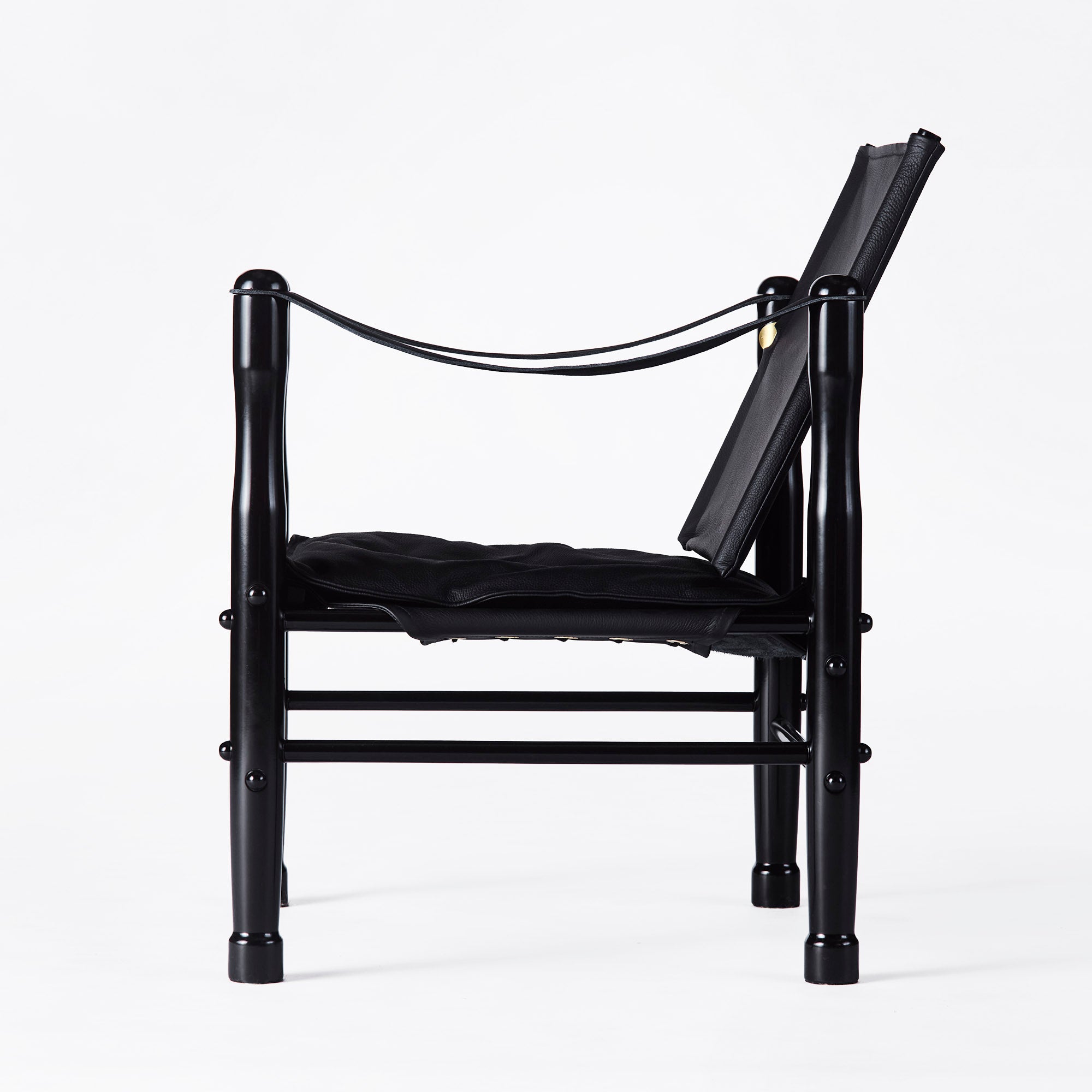 Sessel SAFARI schwarze Leder