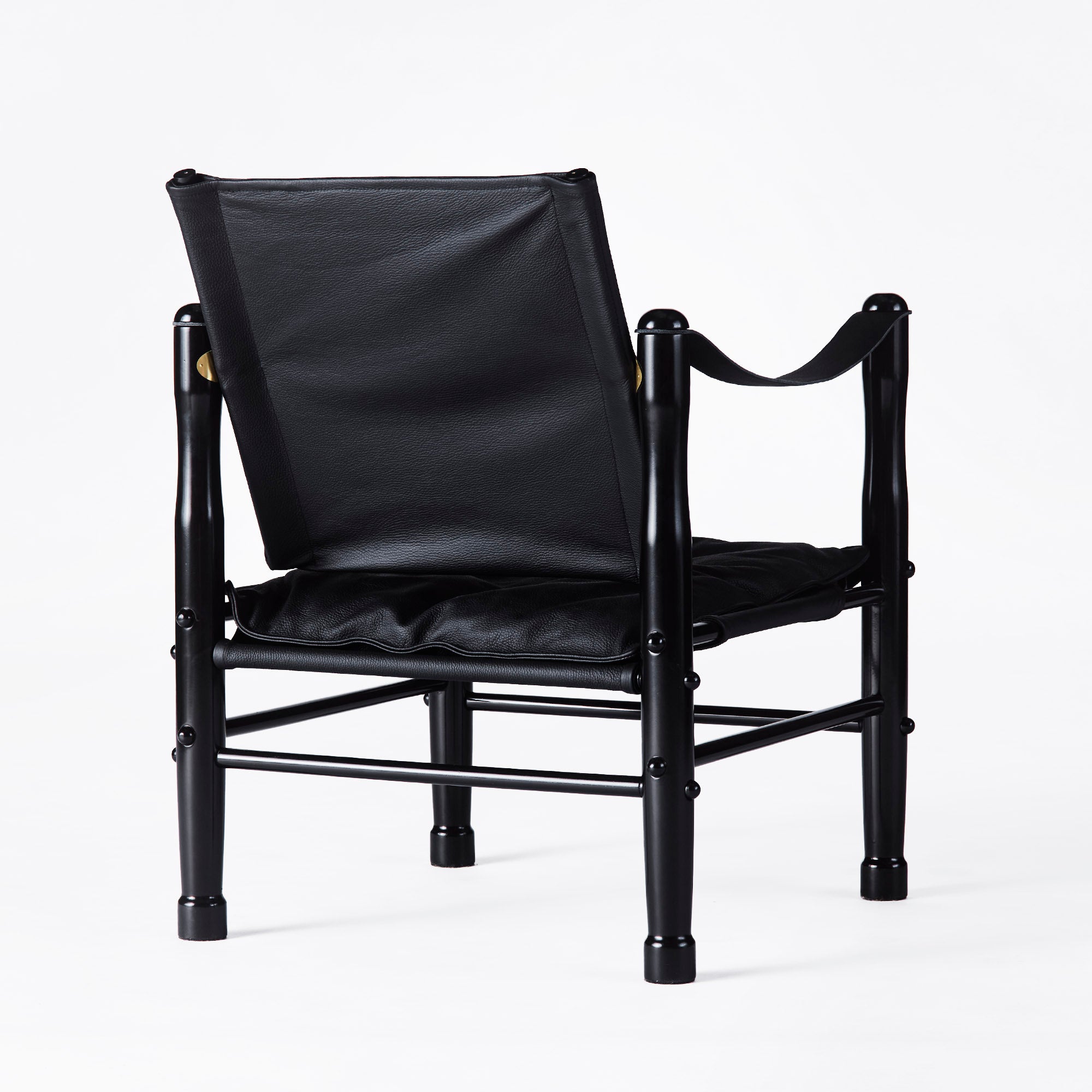 Sessel SAFARI schwarze Leder