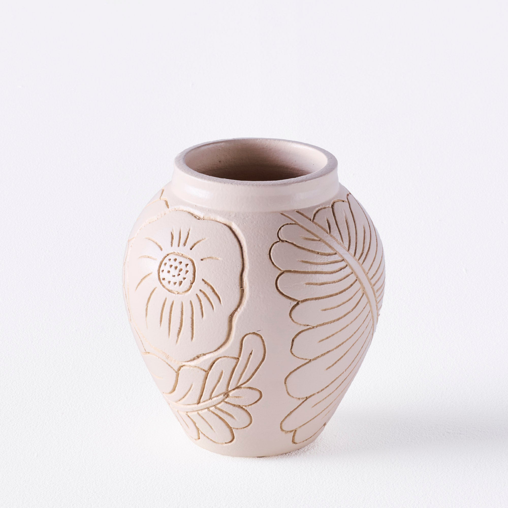 Vase FRIDA weiße Keramik