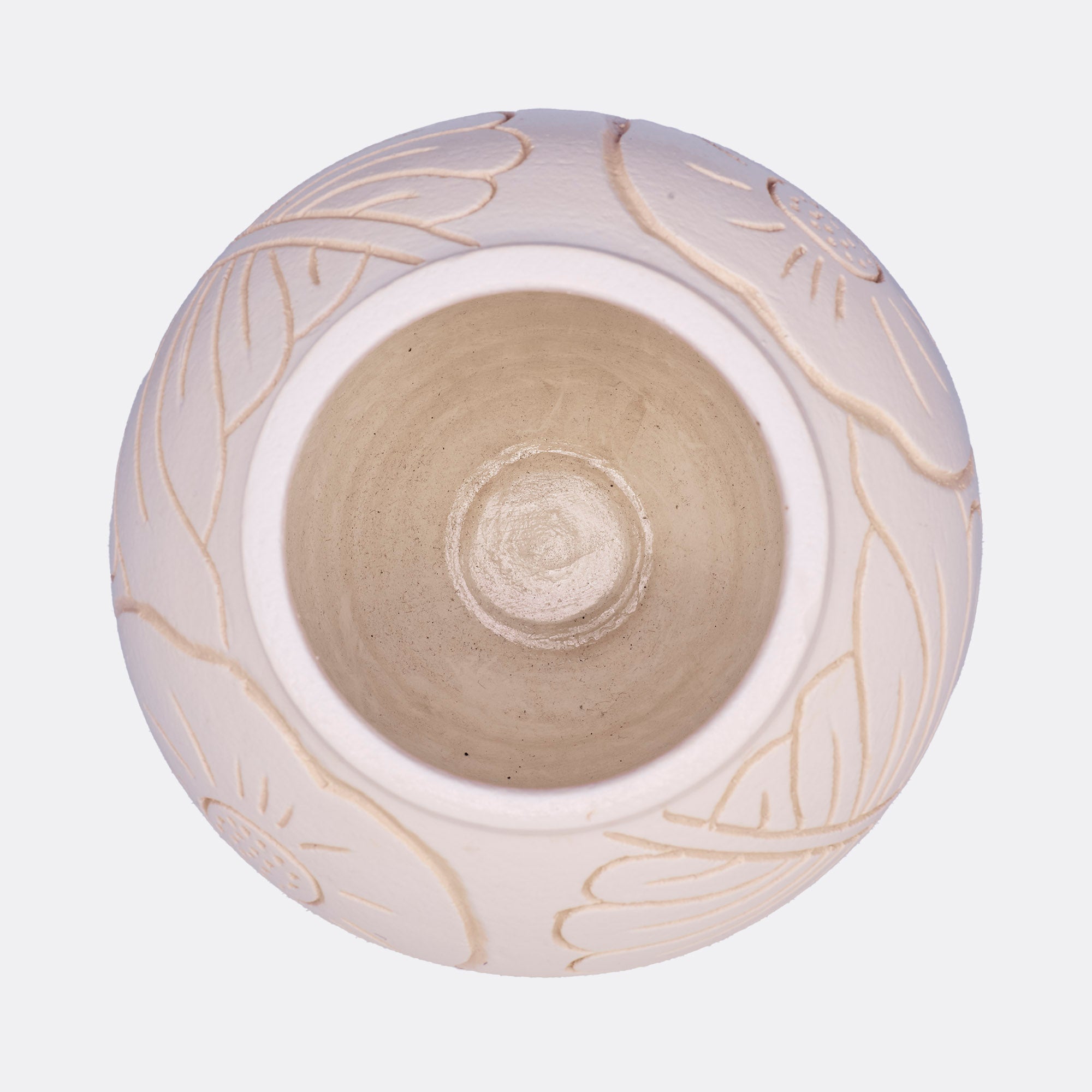 Vase FRIDA weiße Keramik