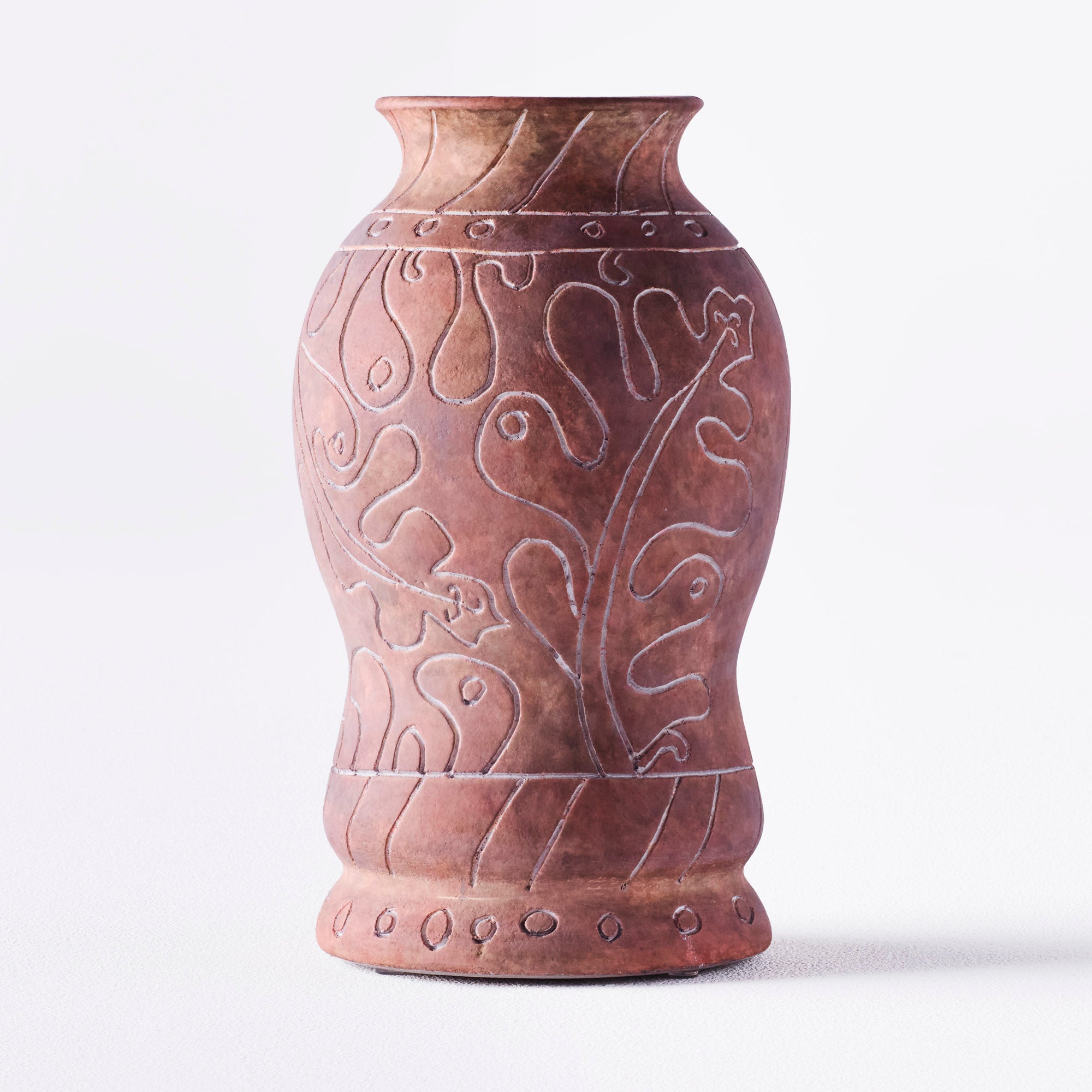 FRIDA vase brown ceramic