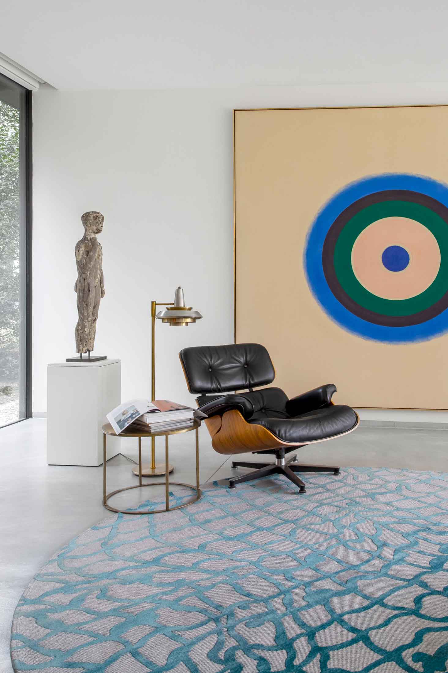 Dedalo blue blue marine rug blue