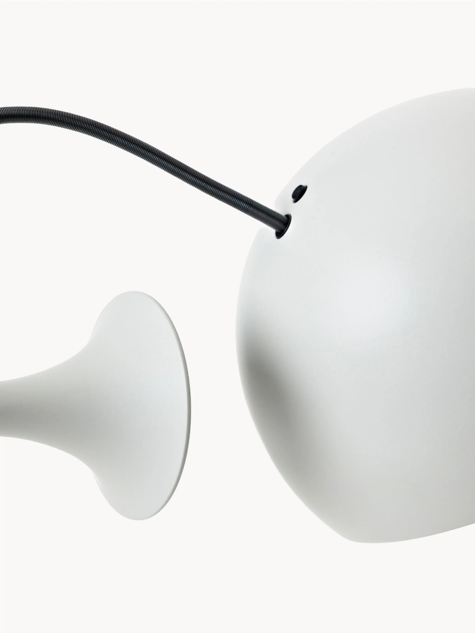 Verstellbare Schreibtischlampe IXA hellgrau