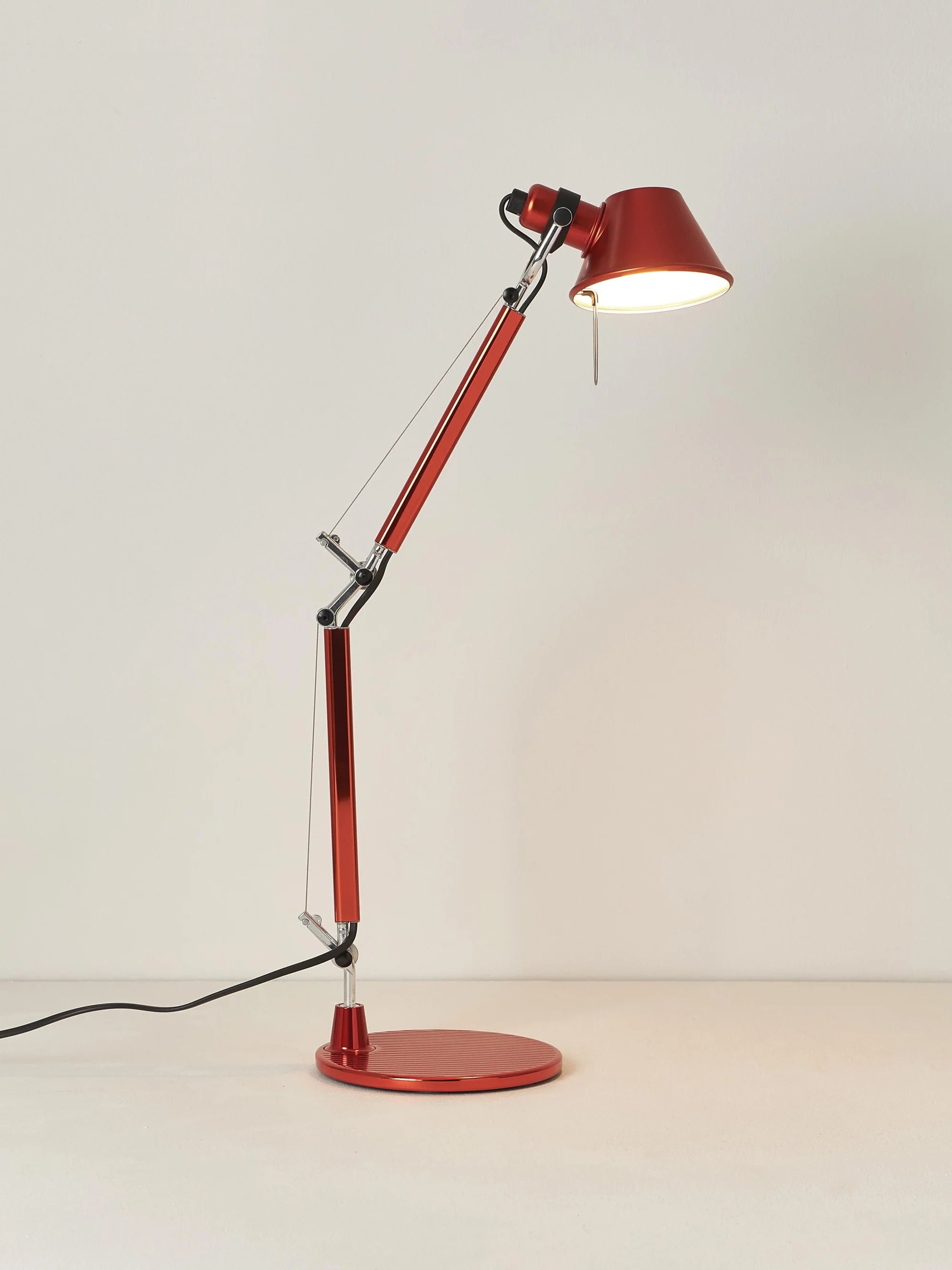 Adjustable Desk Lamp TOLOMEO MICRO Matte Orange
