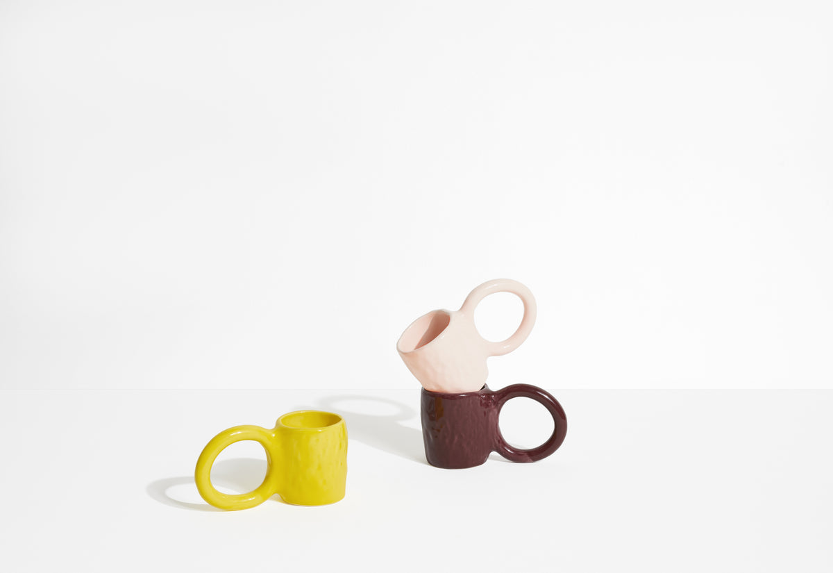 DONUT yellow espresso cup set
