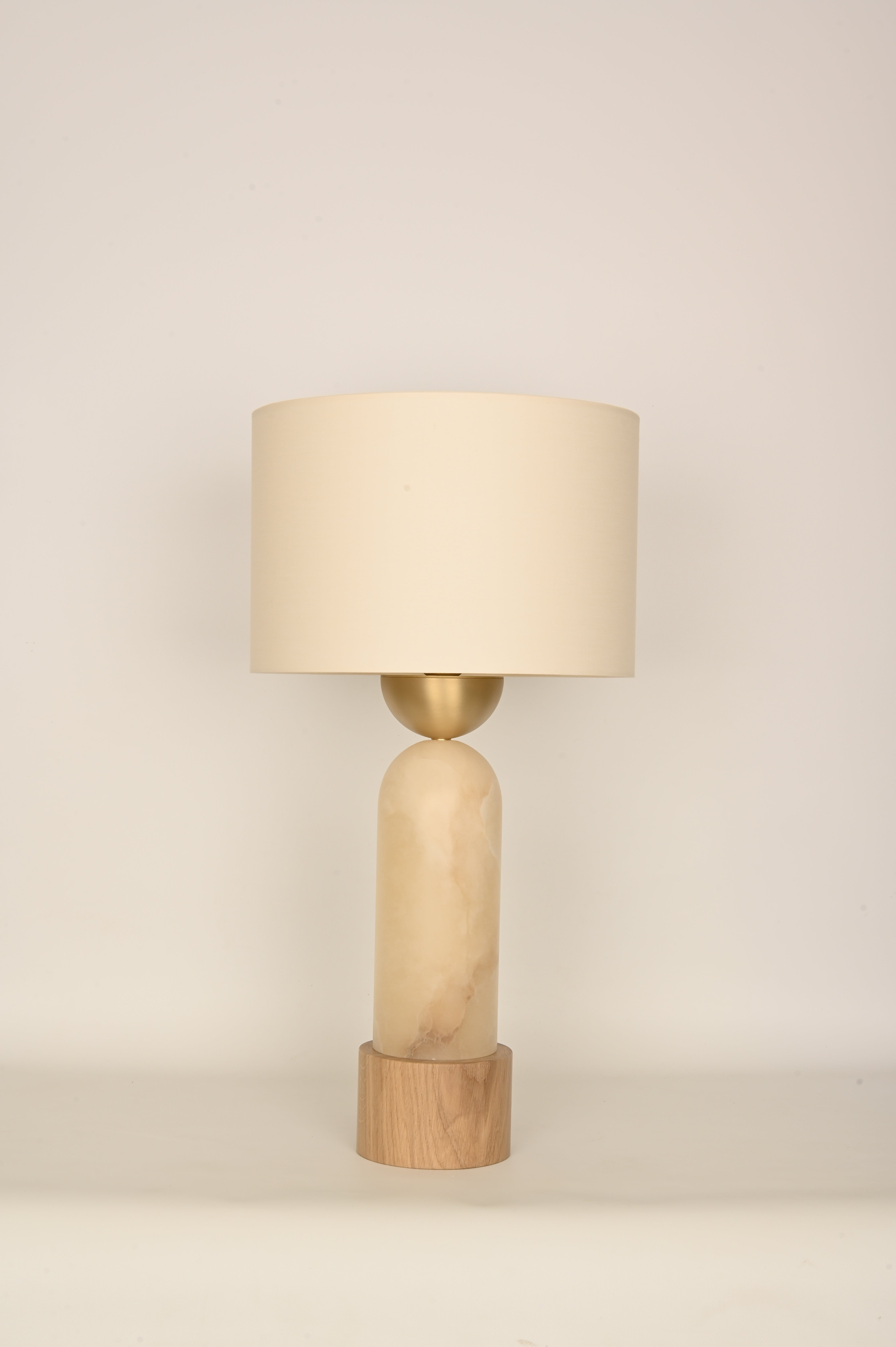 PEONA KELO Table Lamp White Alabaster