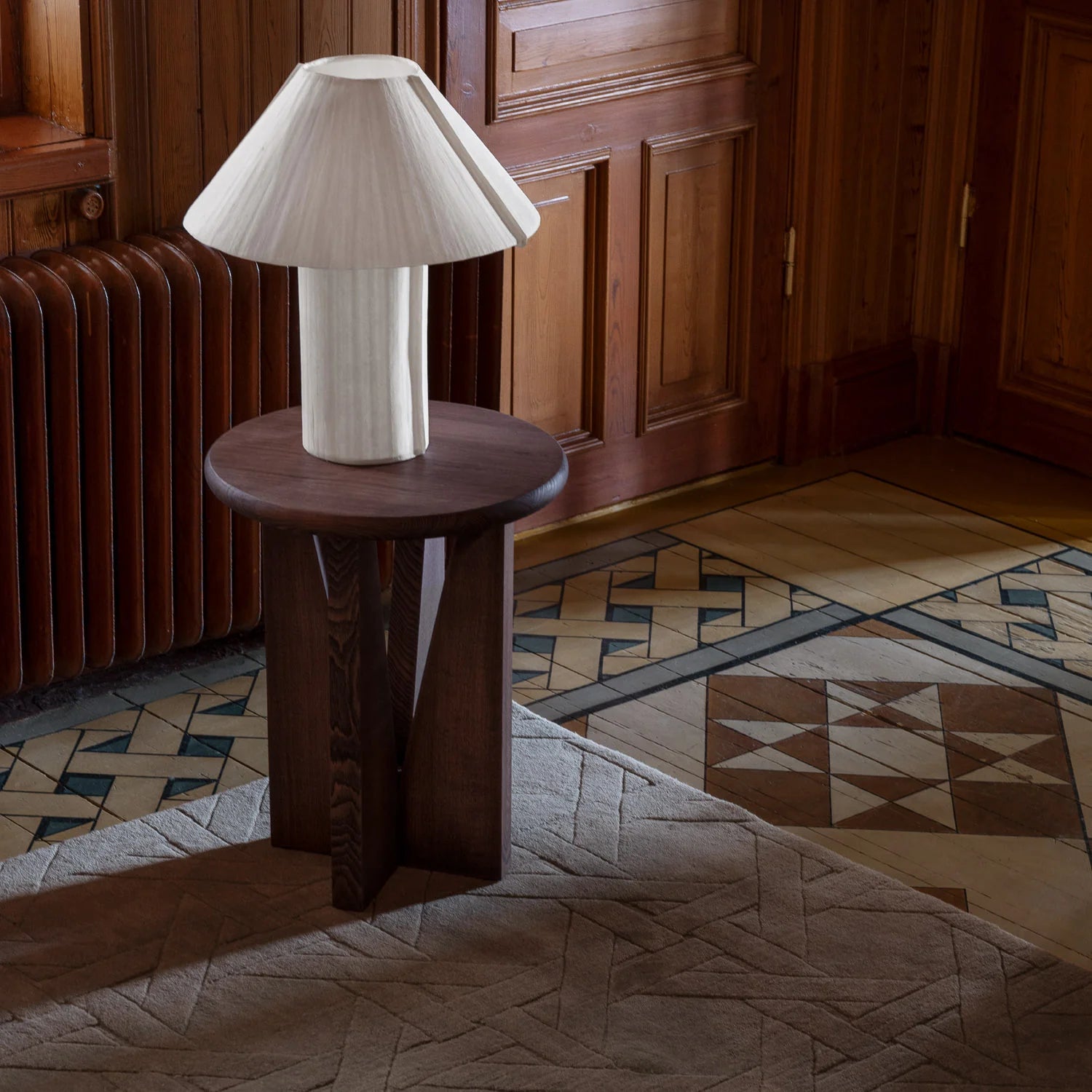 Side table in ash wood