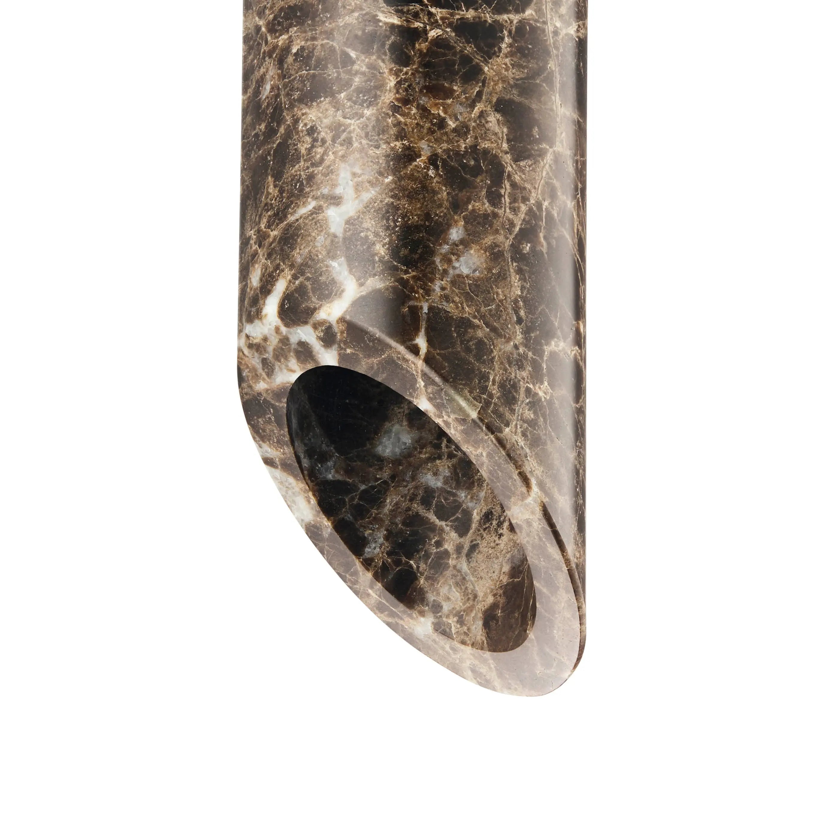 Lampa wisząca MARBLE ART brązowy marmur, marka Design By Us