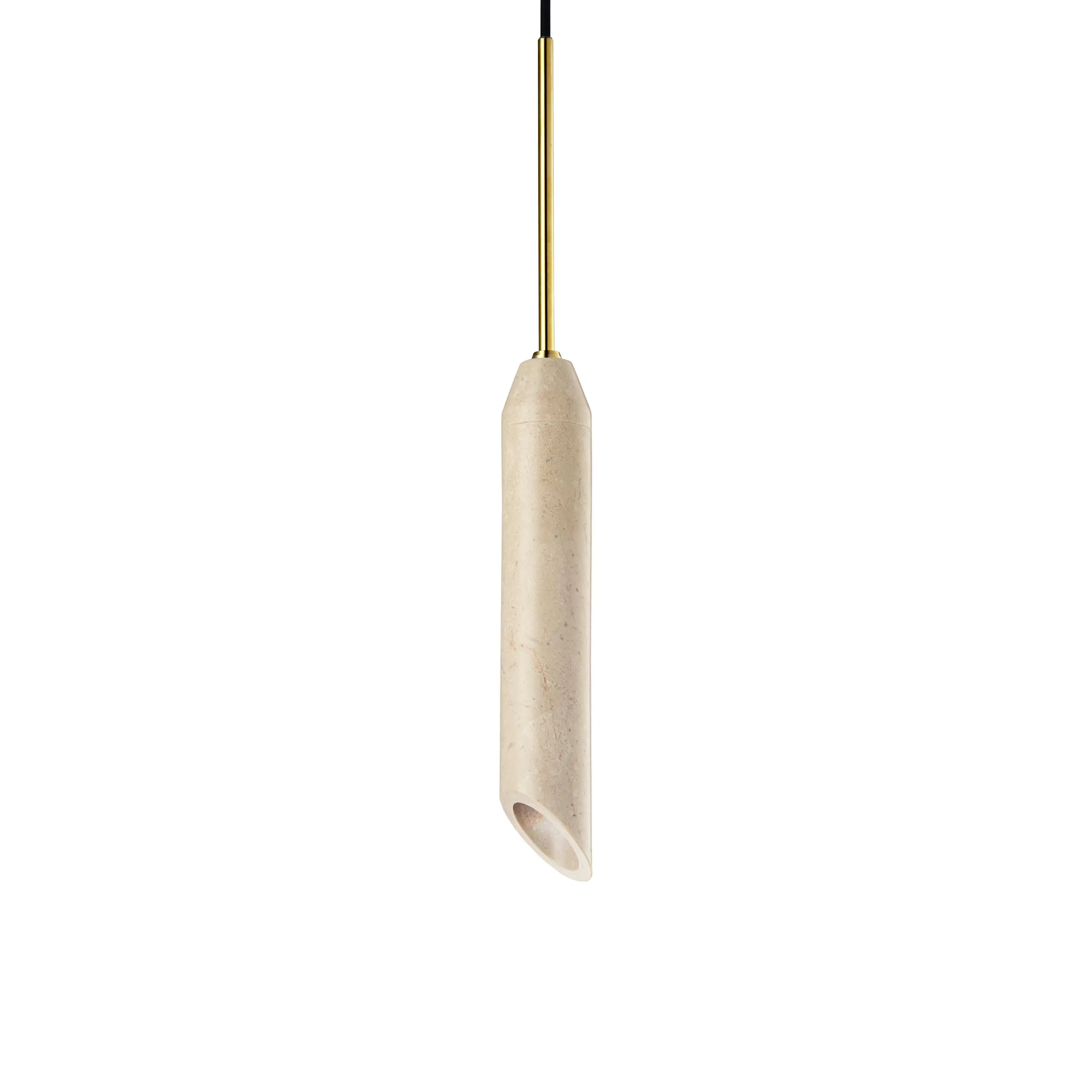 Lampa wisząca MARBLE ART piaskowy marmur – Design By Us