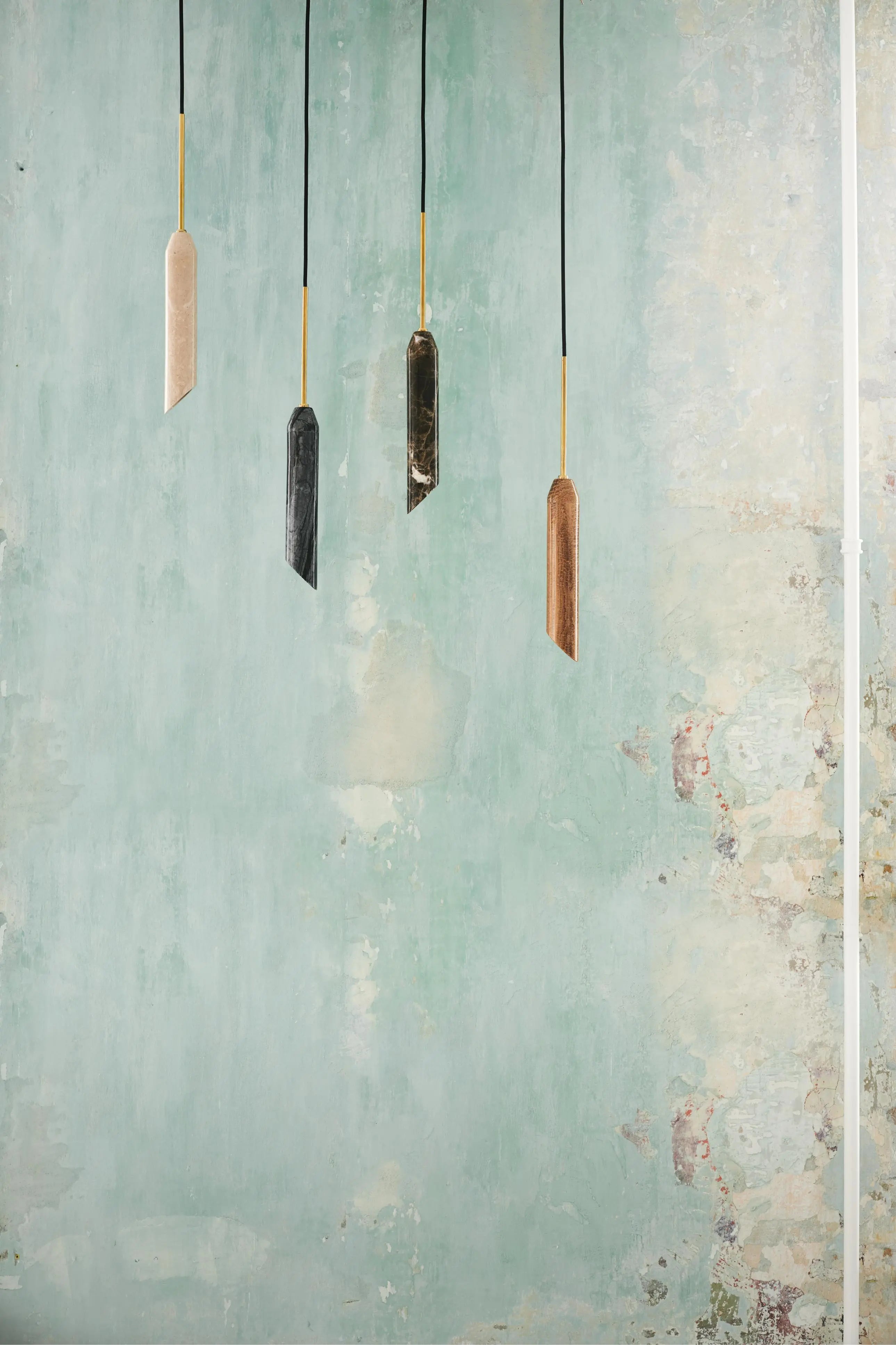 Lampa wisząca MARBLE ART jasnobrązowy marmur – Design By Us