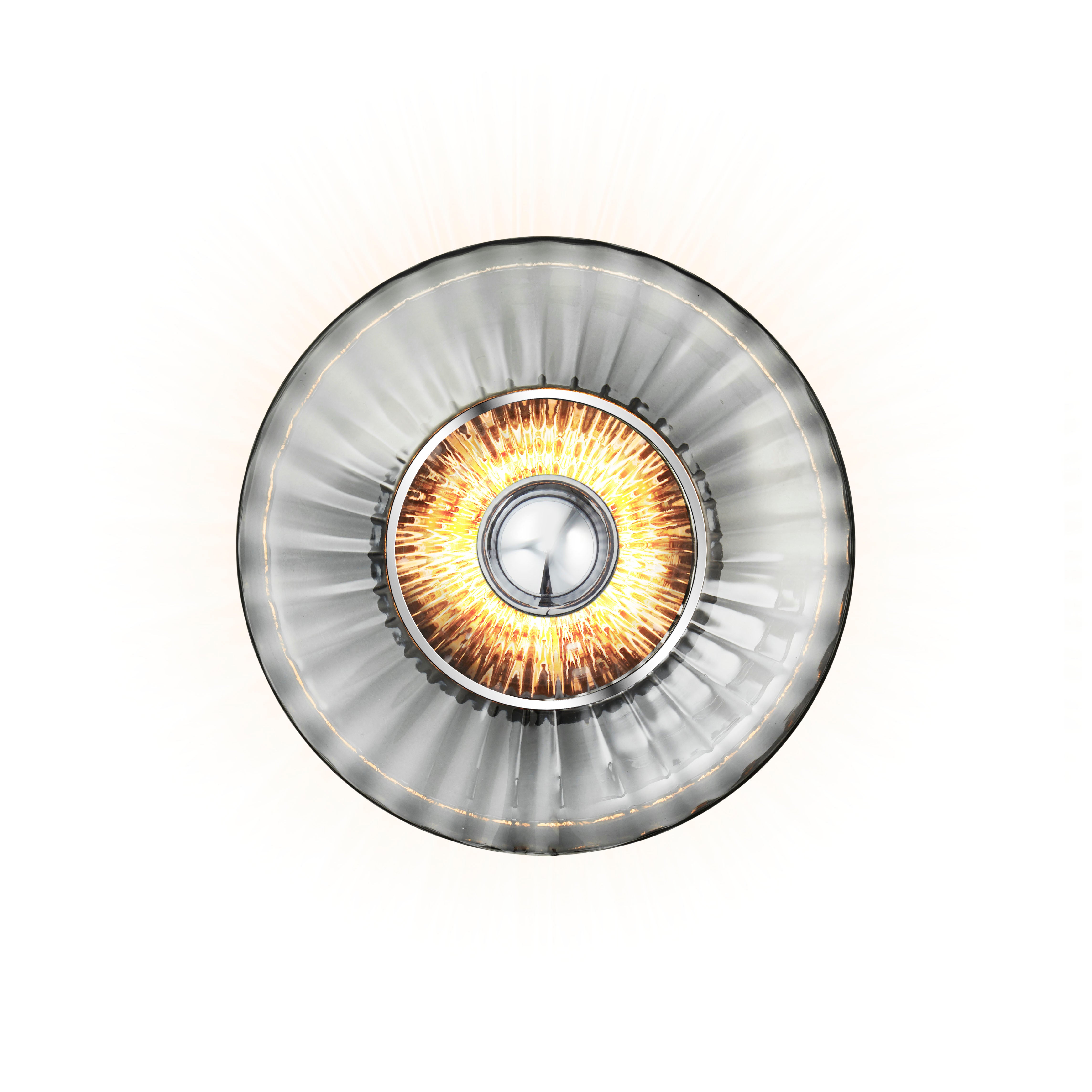 Wandleuchte NEW WAVE OPTIC mit dymionem Glas