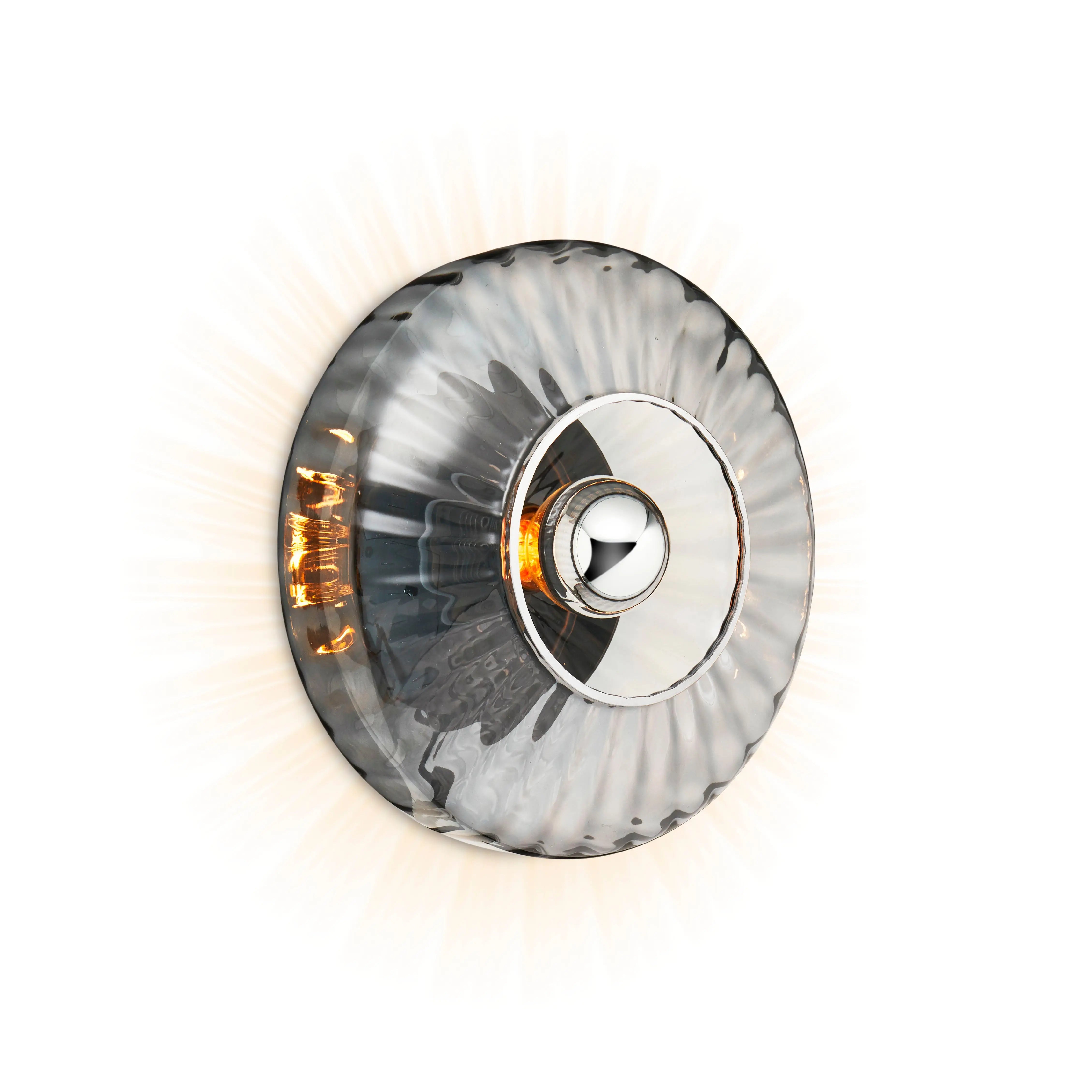 Kinkiet NEW WAVE OPTIC dymione szkło – Design By Us