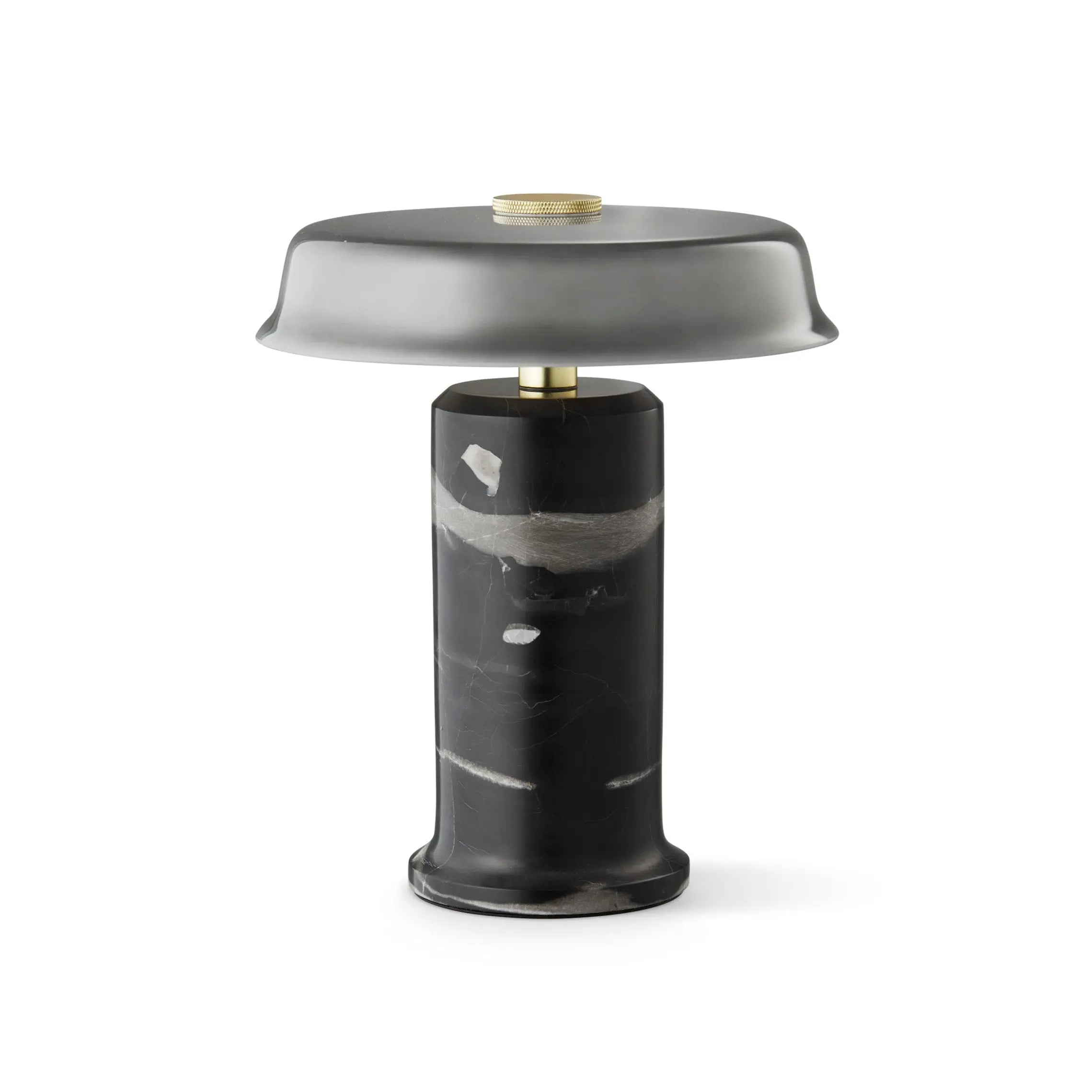 Lampa przenośna TRIP NO. 2 szary marmur z dymionym szkłem – Design By Us