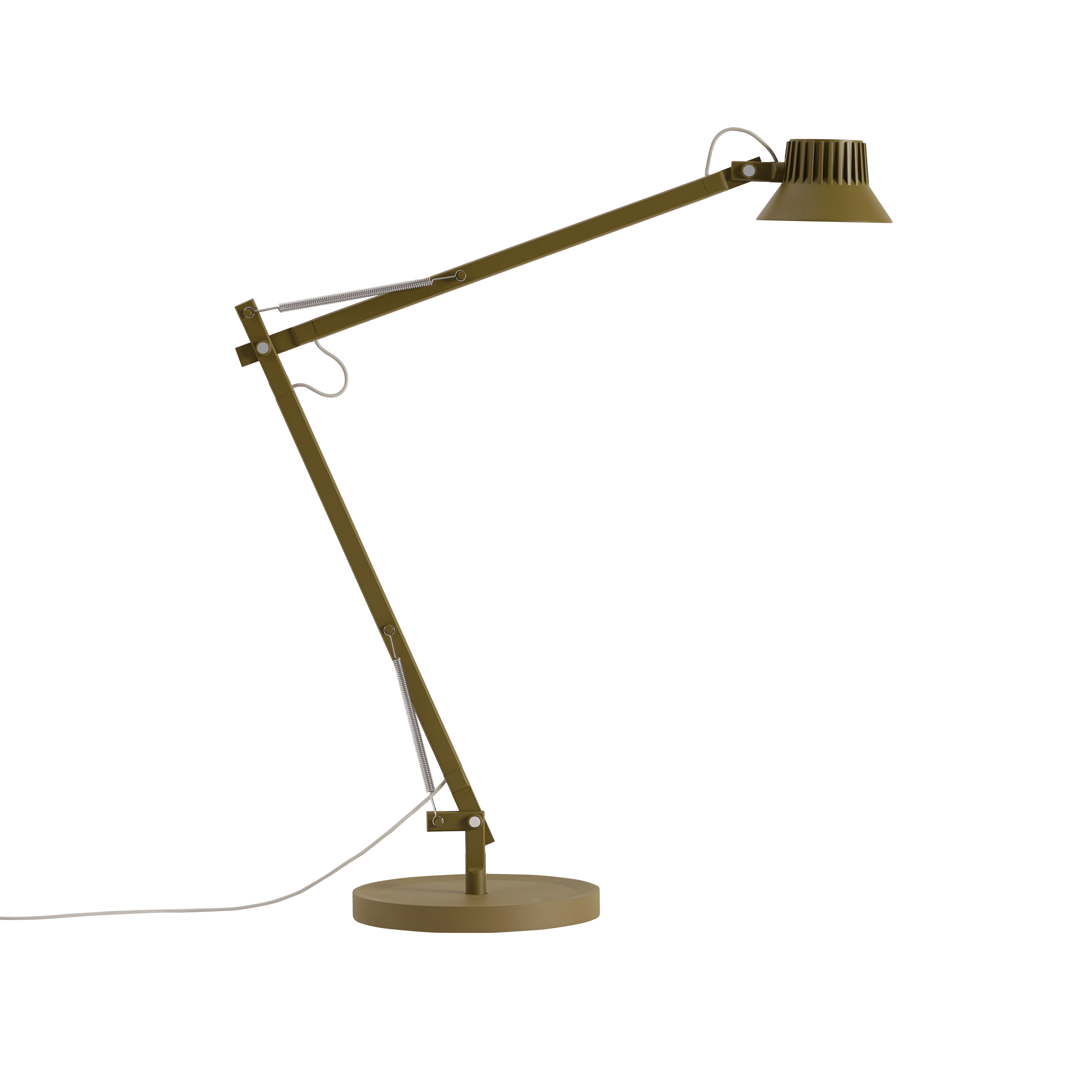 Adjustable desk lamp DEDICATE brown-green