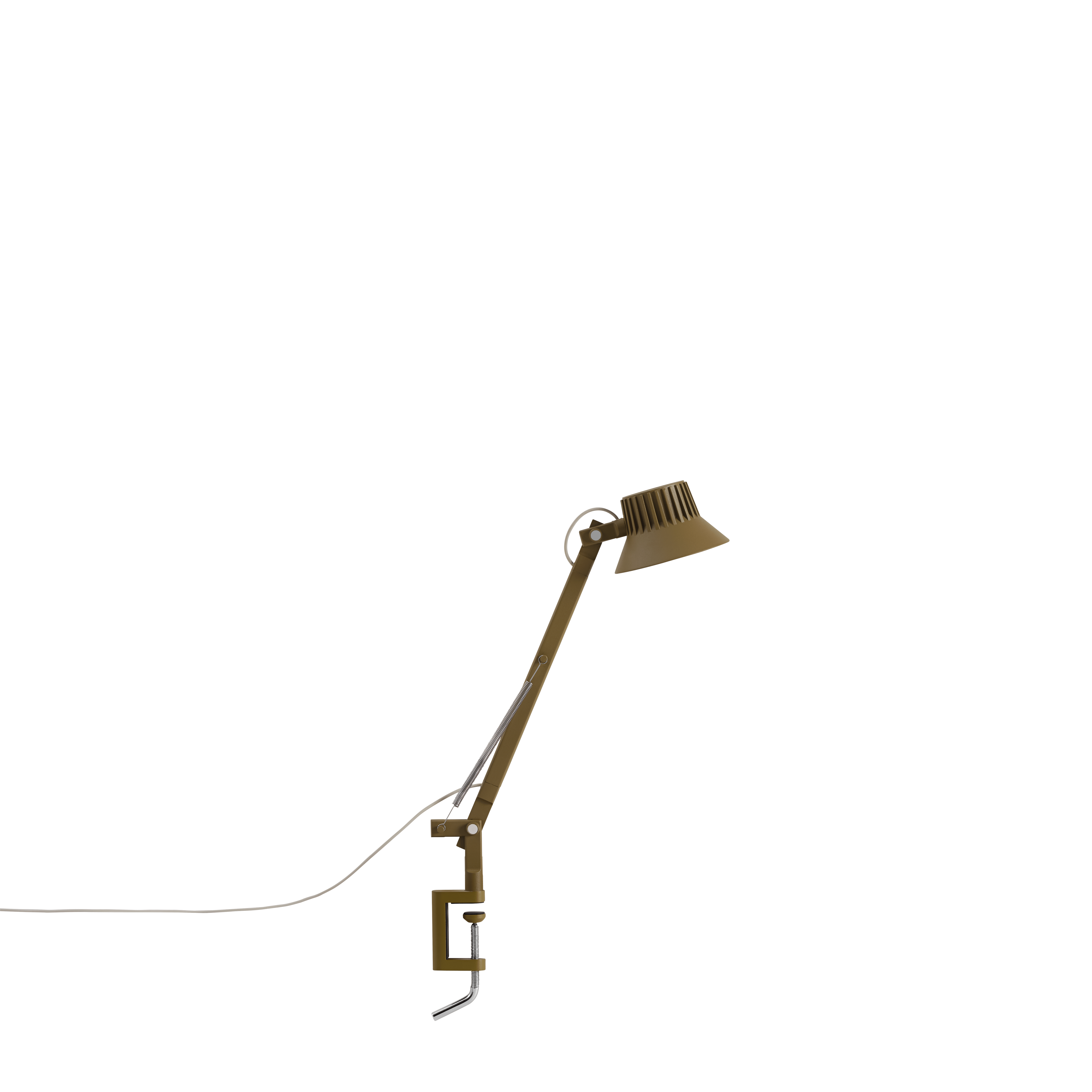 Adjustable desk lamp DEDICATE brown-green