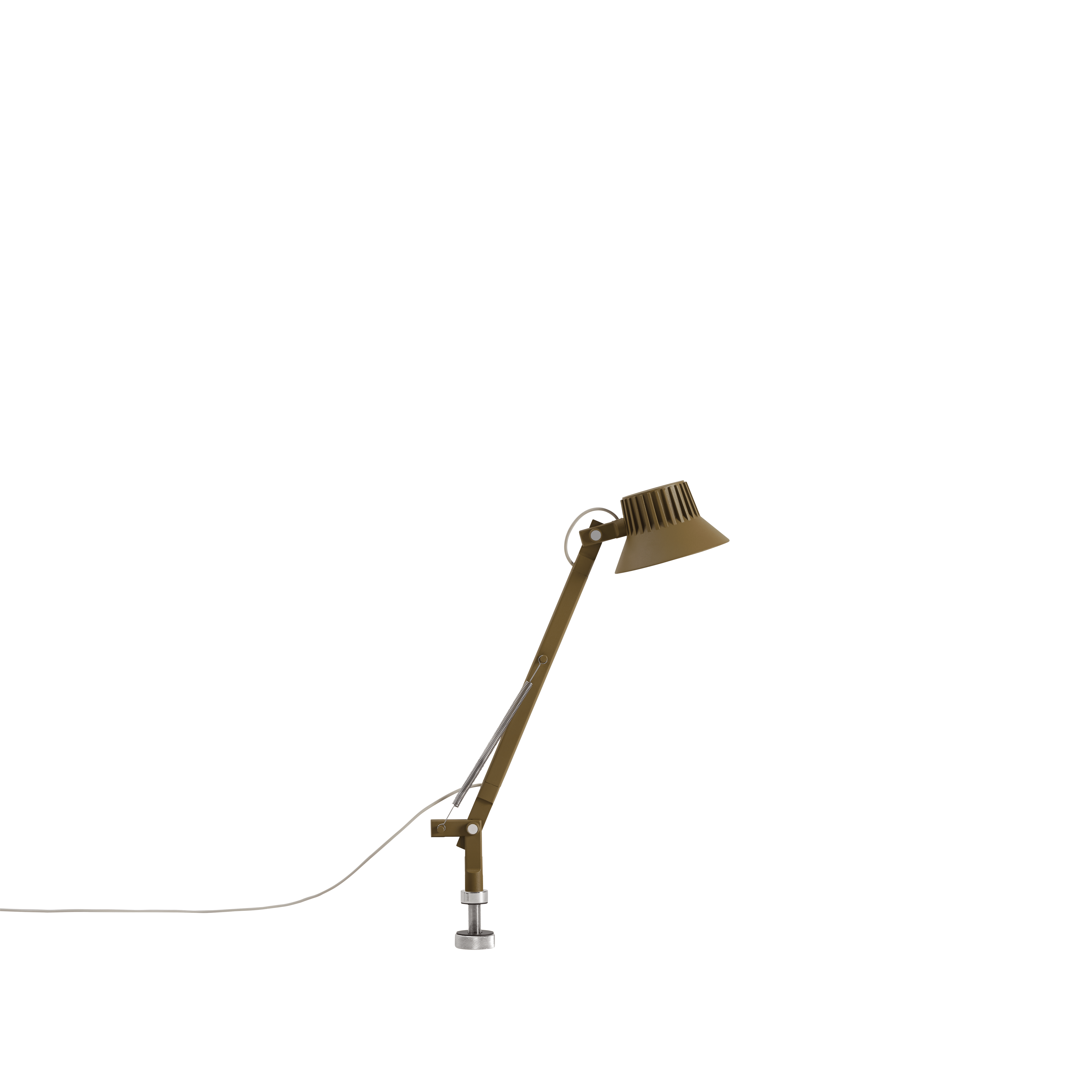 Adjustable desk lamp DEDICATE brown-green