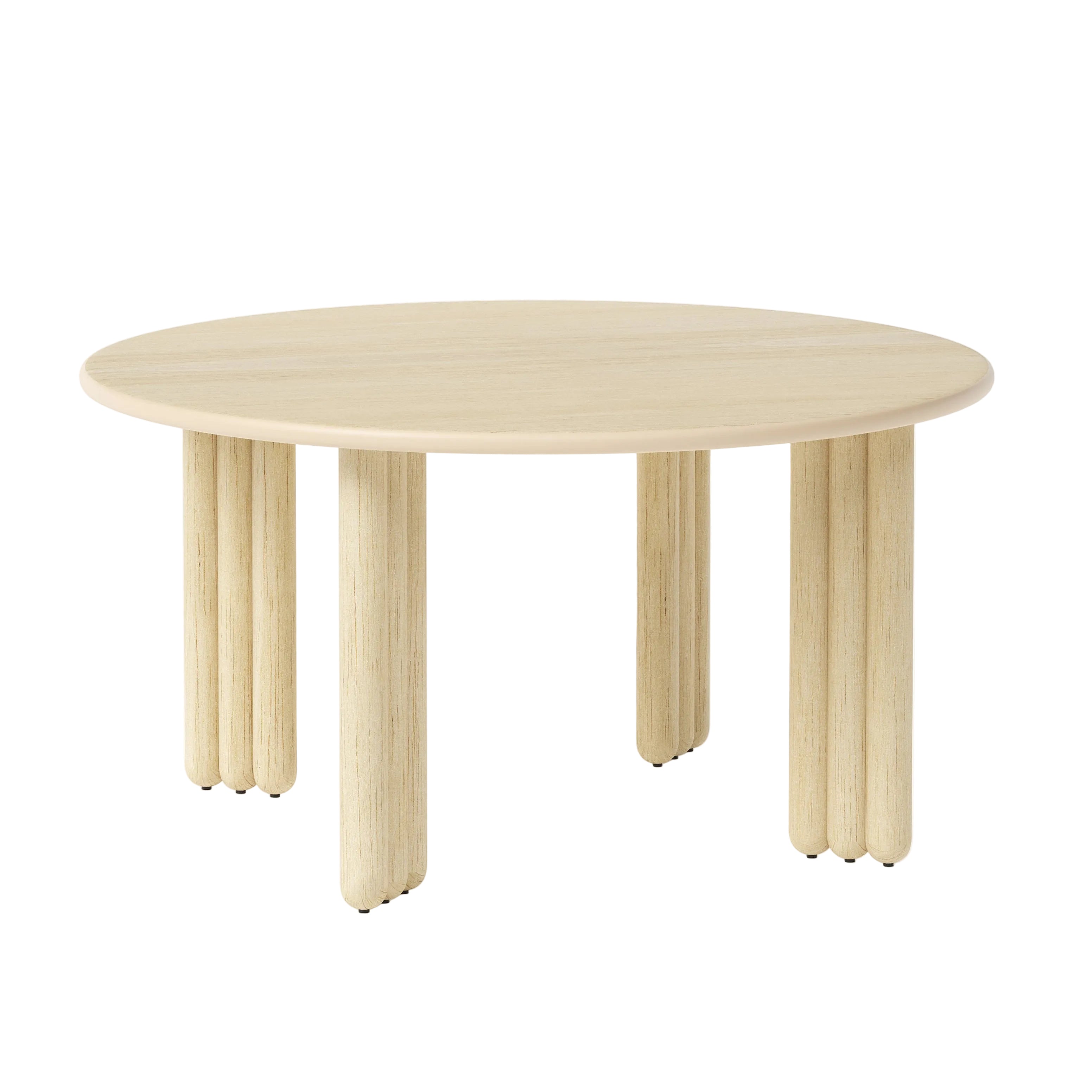 Round Table FLOCK natural ash wood
