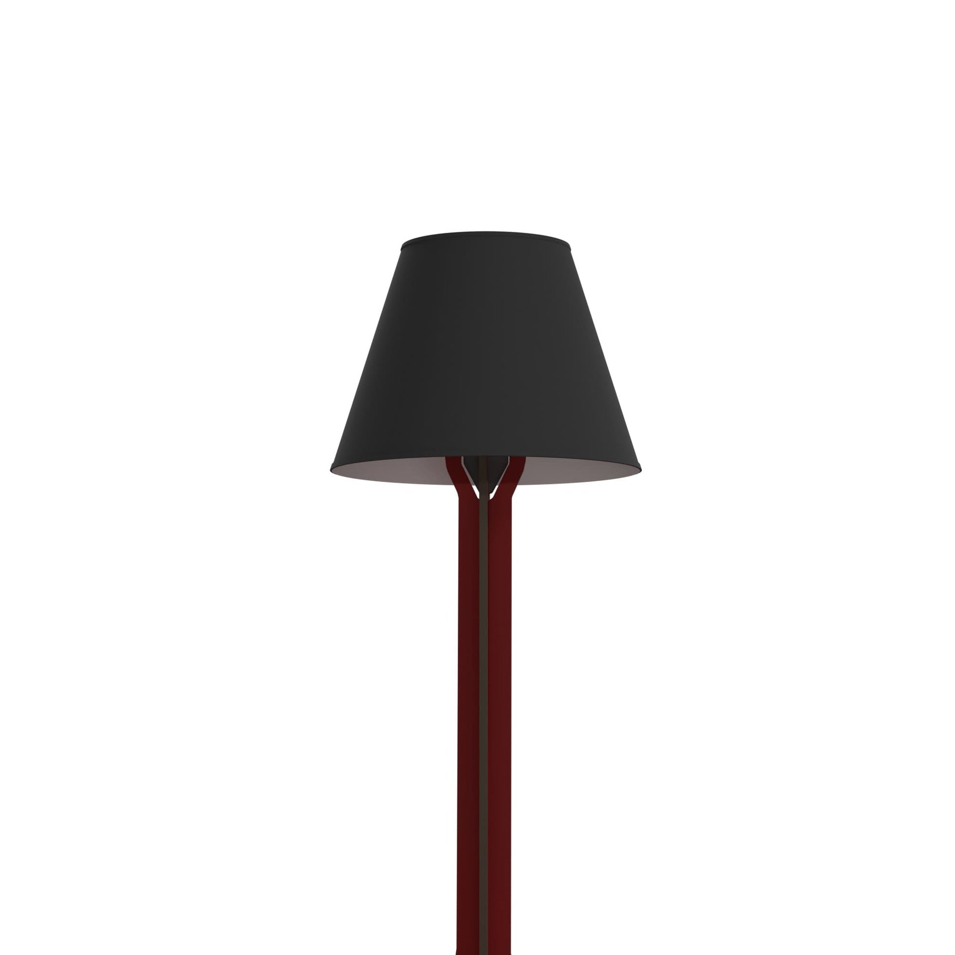 Console with lamp DIVA LUCIA burgundy